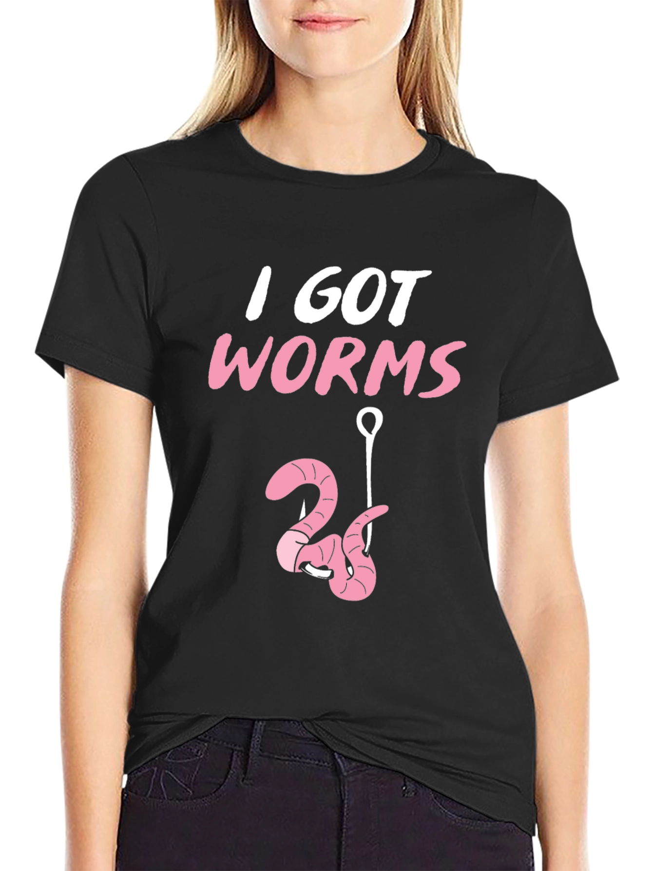I Got Worms T-Shirt Fishing Tee