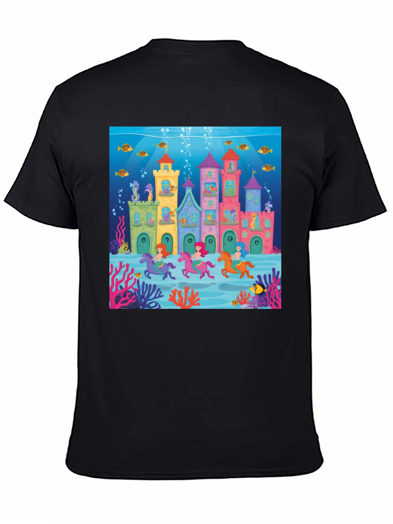Whimsical Undersea Castle T-Shirt