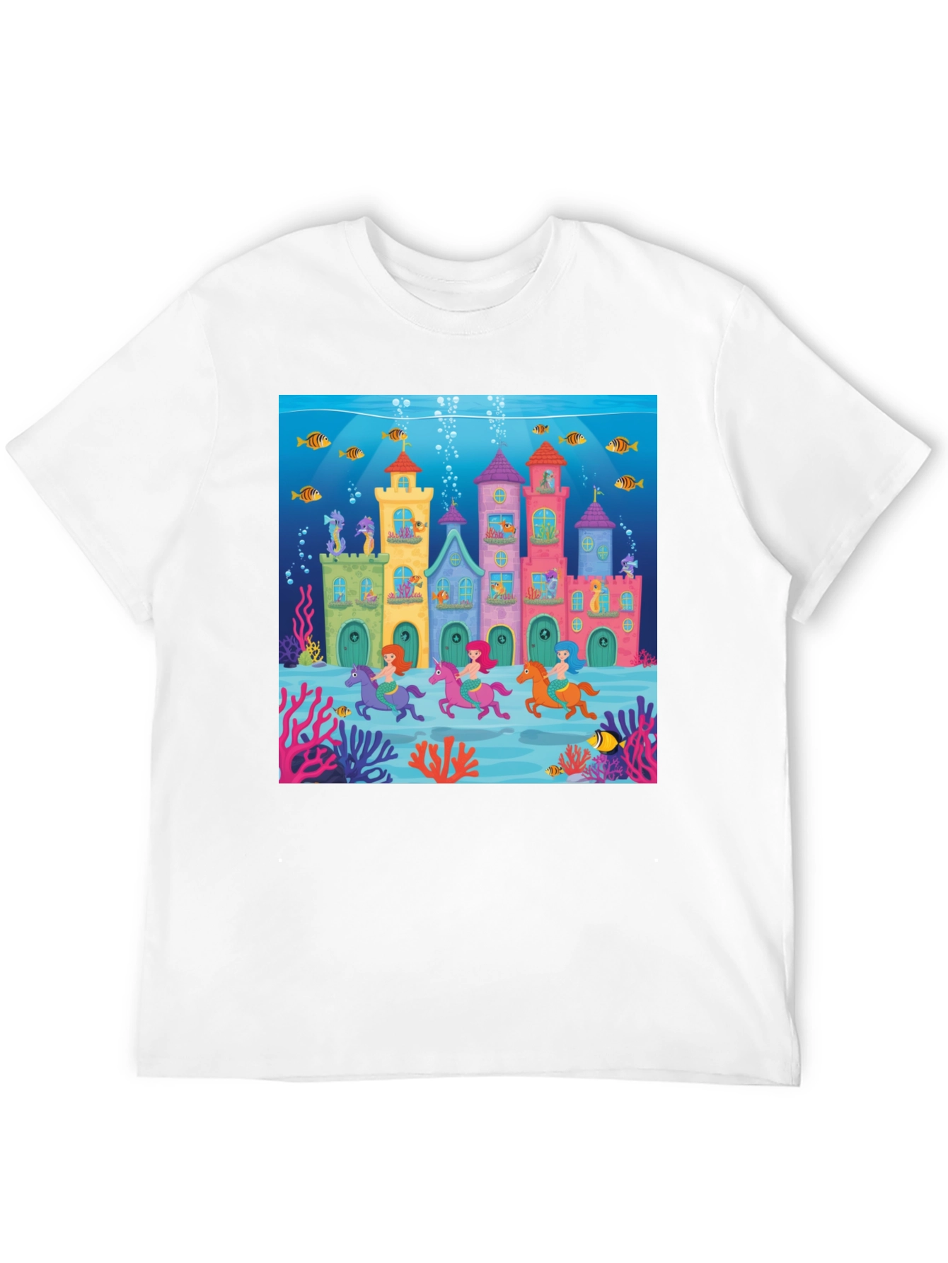 Whimsical Undersea Castle T-Shirt