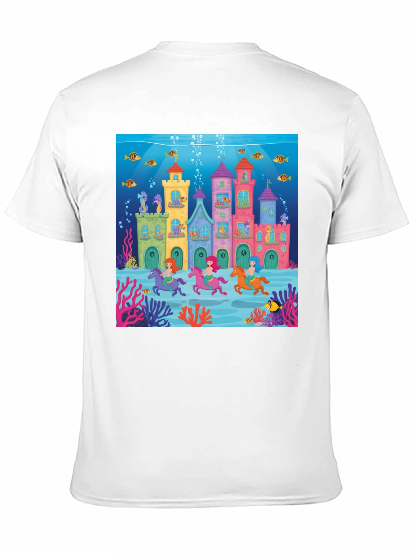 Whimsical Undersea Castle T-Shirt