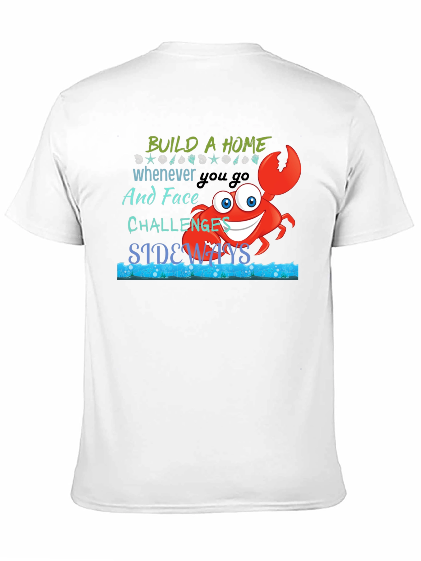Build A Home Crab Graphic T-Shirt
