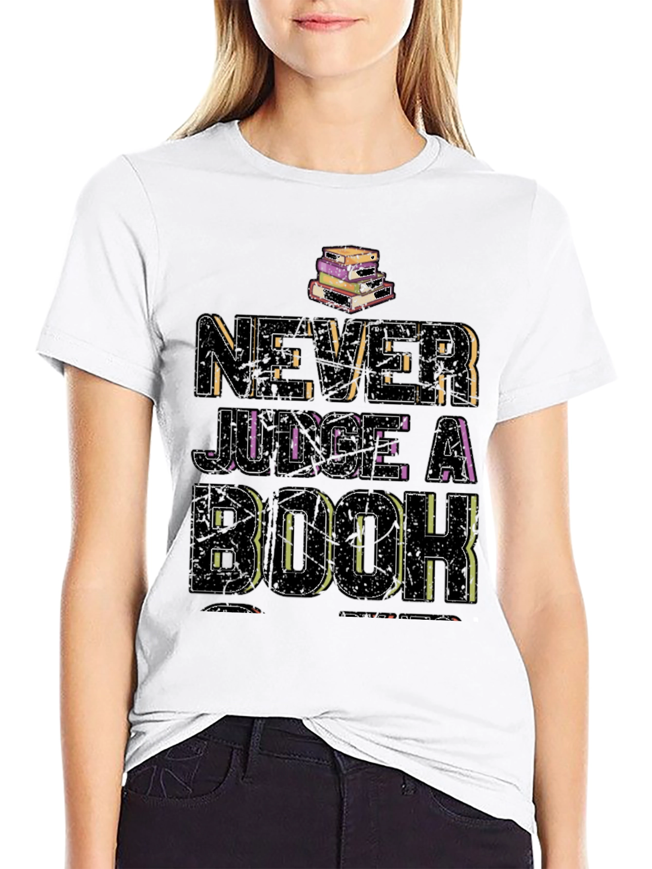 Never Judge a Book T-Shirt - Reading Tee