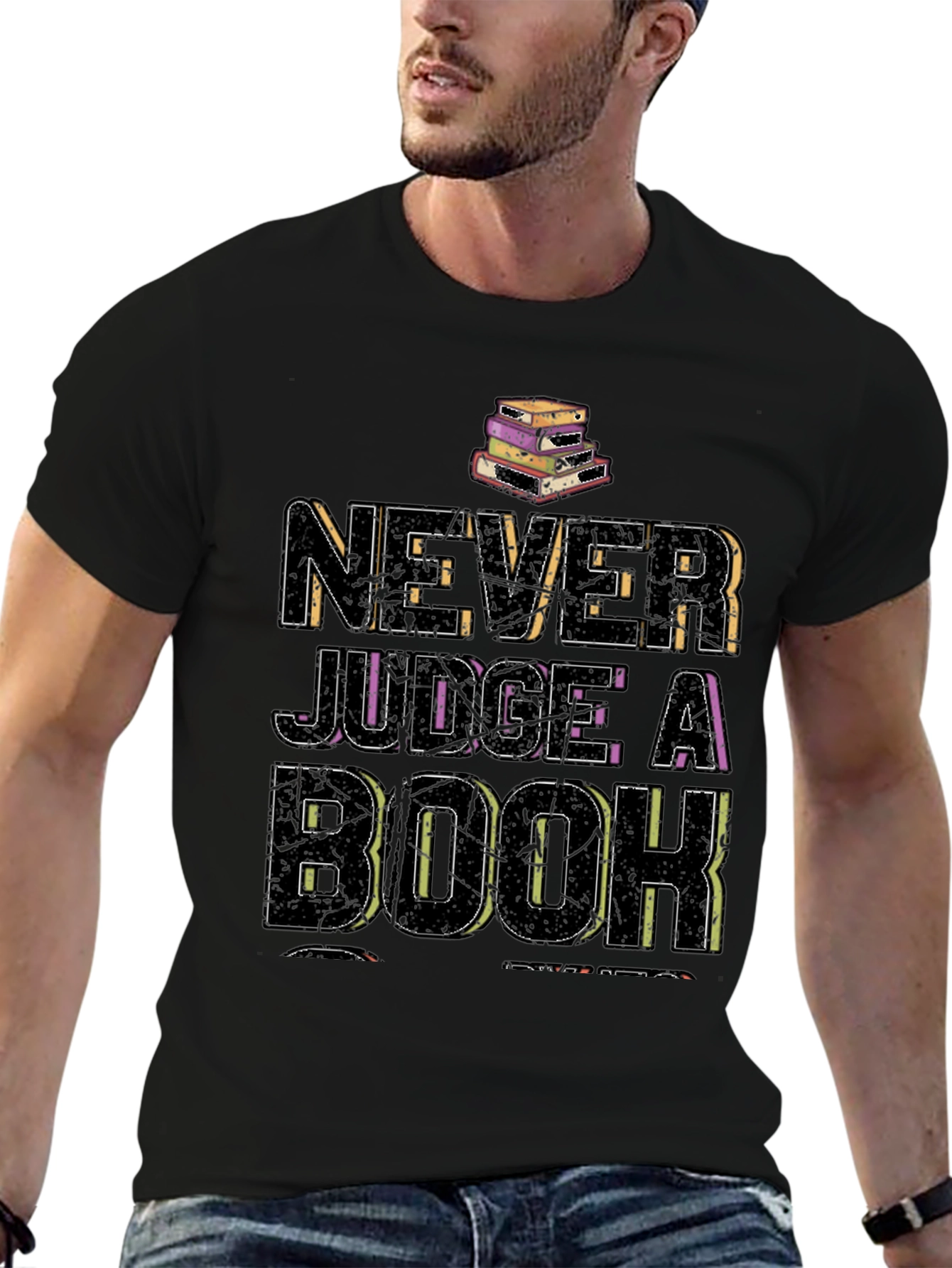 Never Judge a Book T-Shirt - Reading Tee