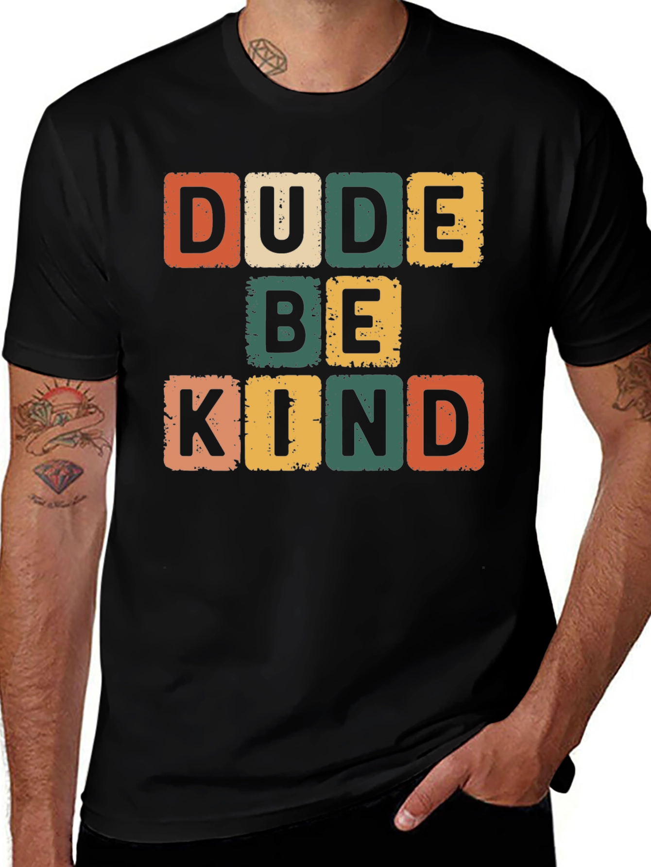Dude Be Kind Retro T-Shirt