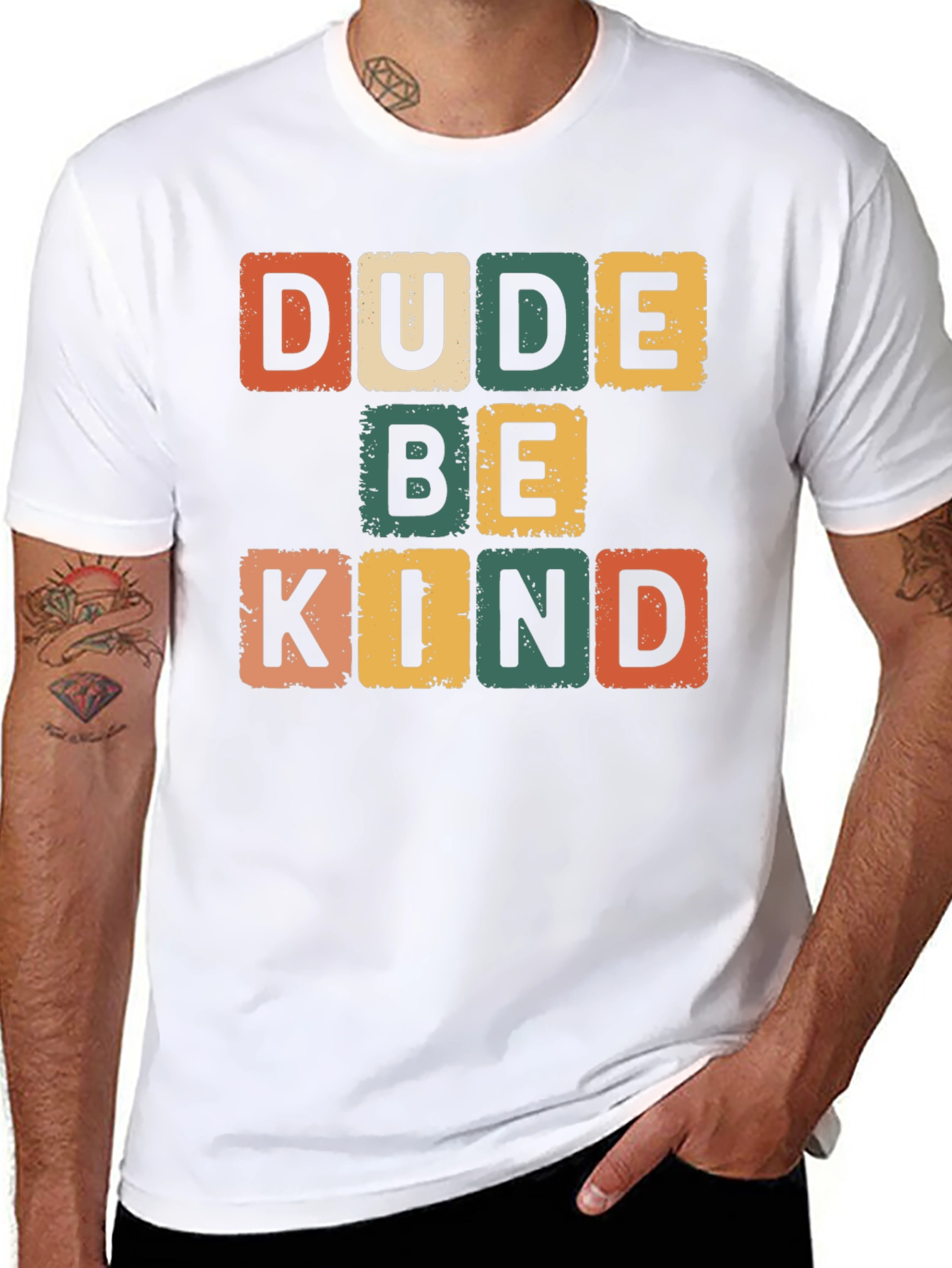 Dude Be Kind Retro T-Shirt
