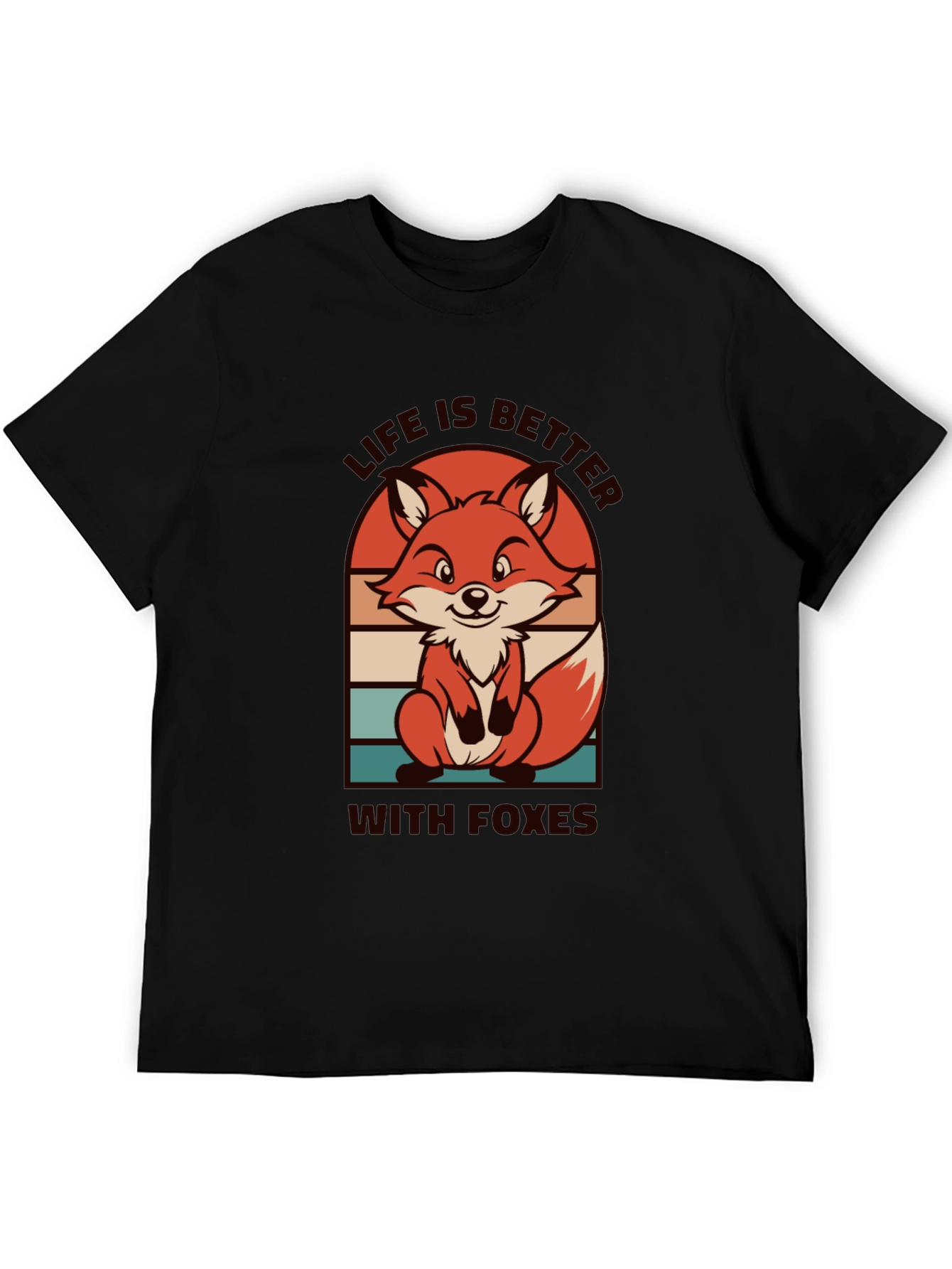 Life is Better with Foxes Graphic T-Shirt