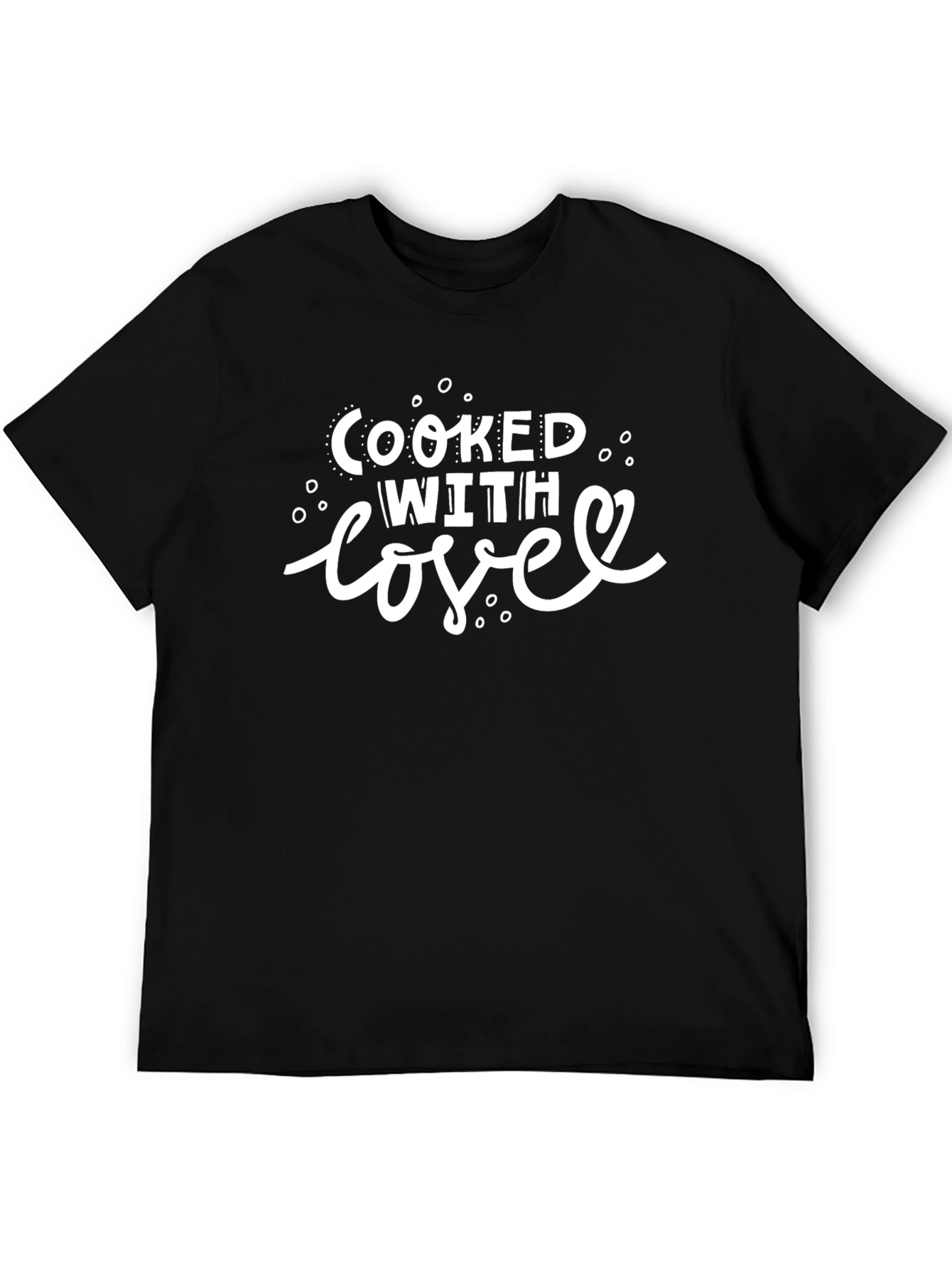 Cooked with Love Black T-Shirt