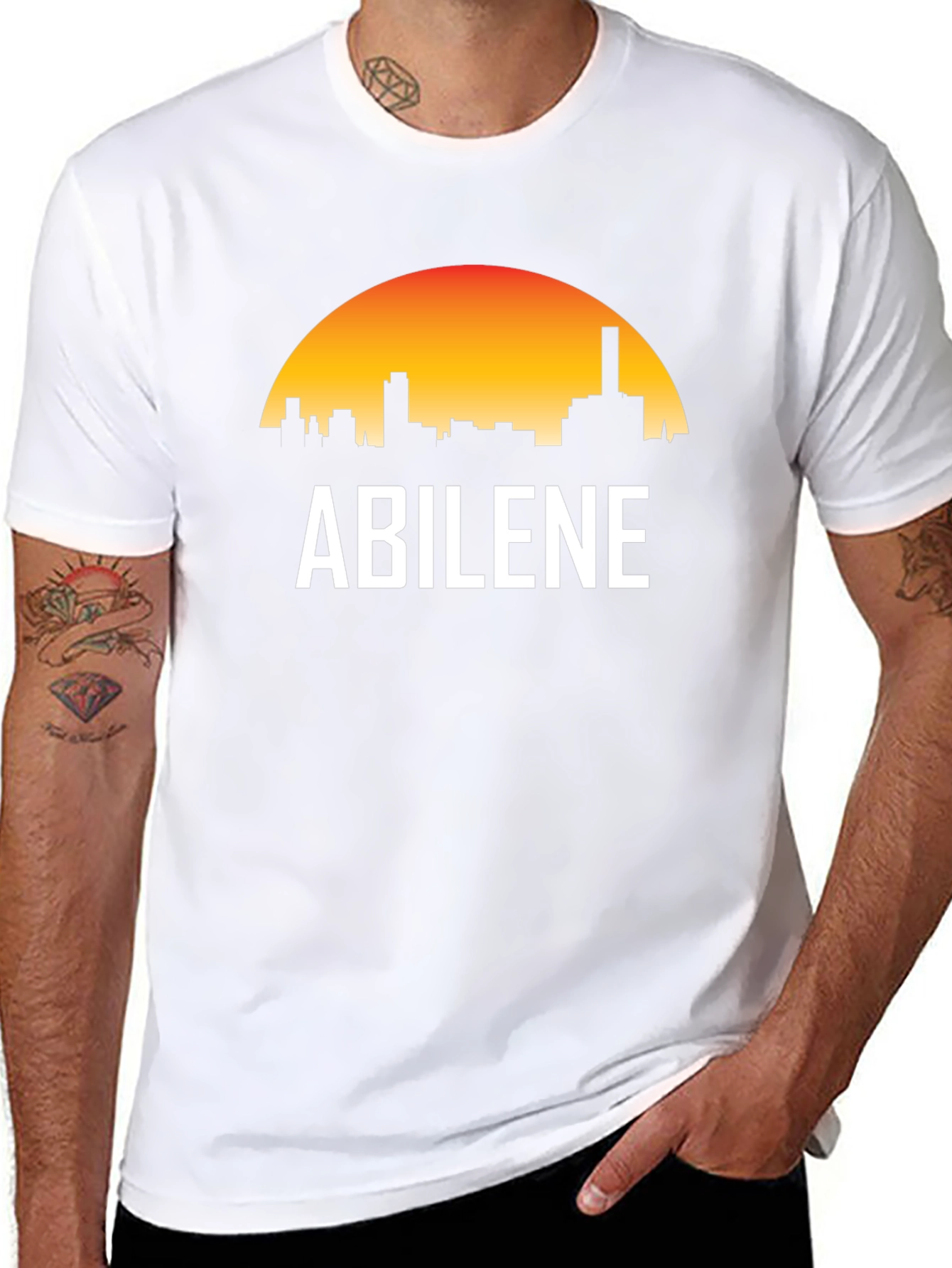 Abilene Texas Skyline Graphic T-Shirt