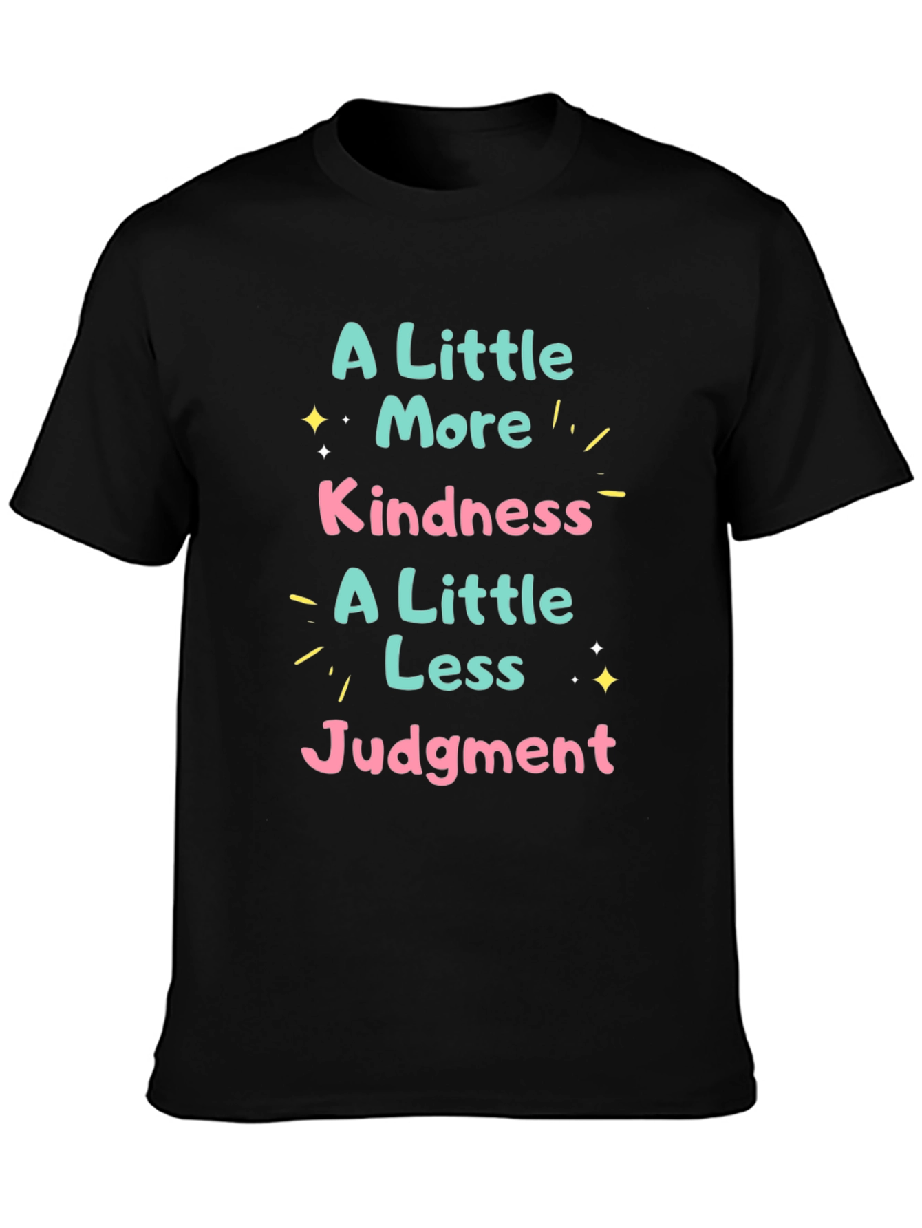 Kindness & Judgement Graphic Tee - Soft Cotton Blend