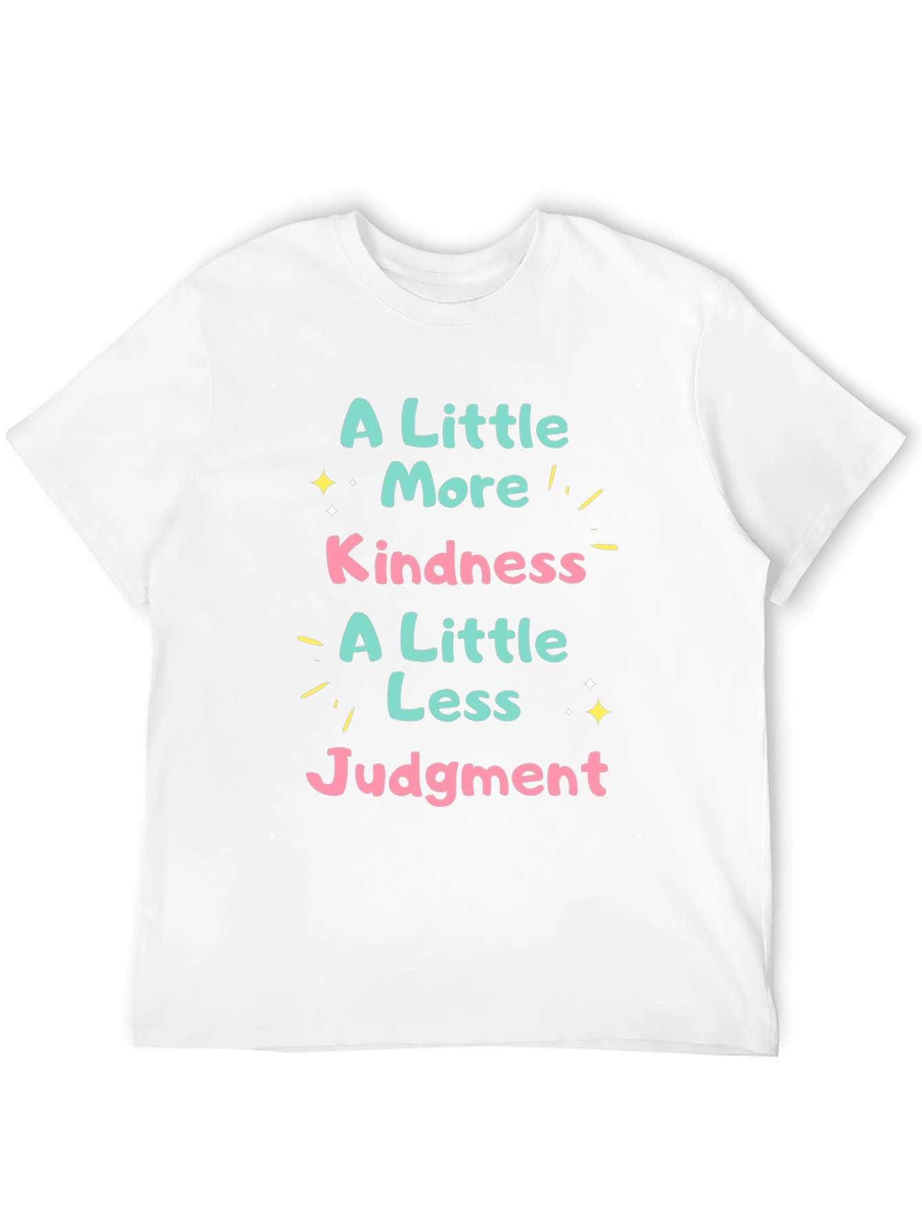 Kindness & Judgement Graphic Tee - Soft Cotton Blend