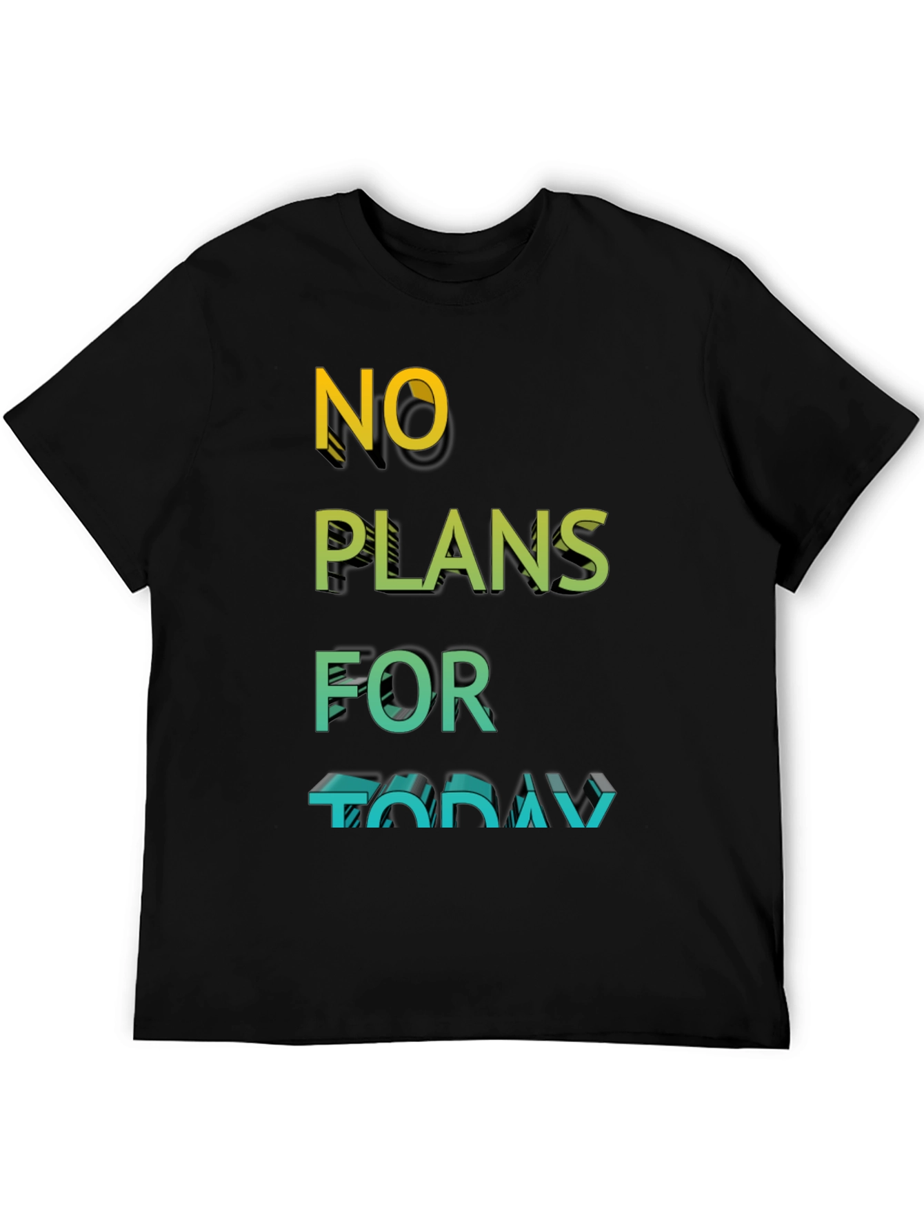 No Plans Today Graphic T-Shirt