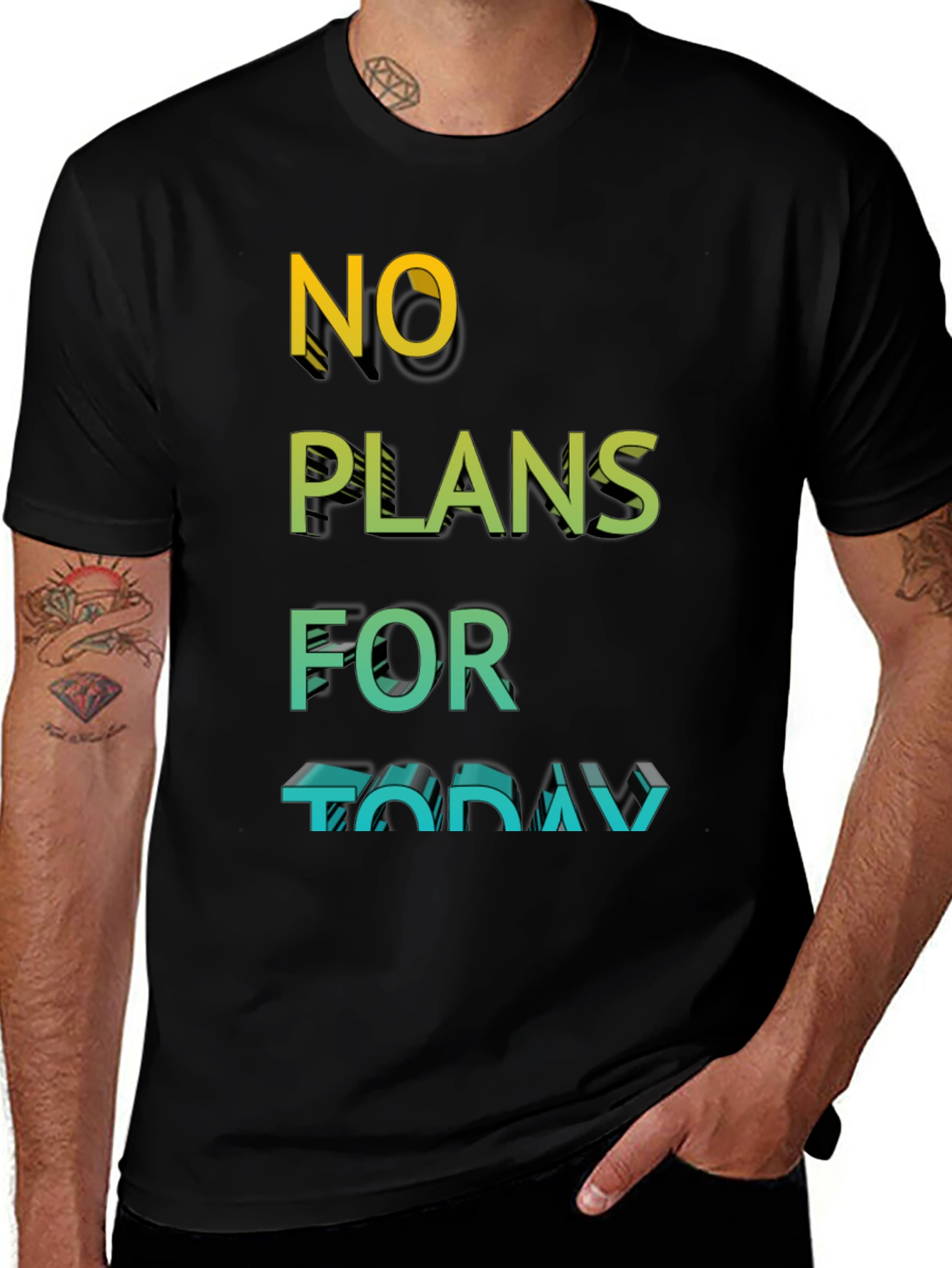 No Plans Today Graphic T-Shirt