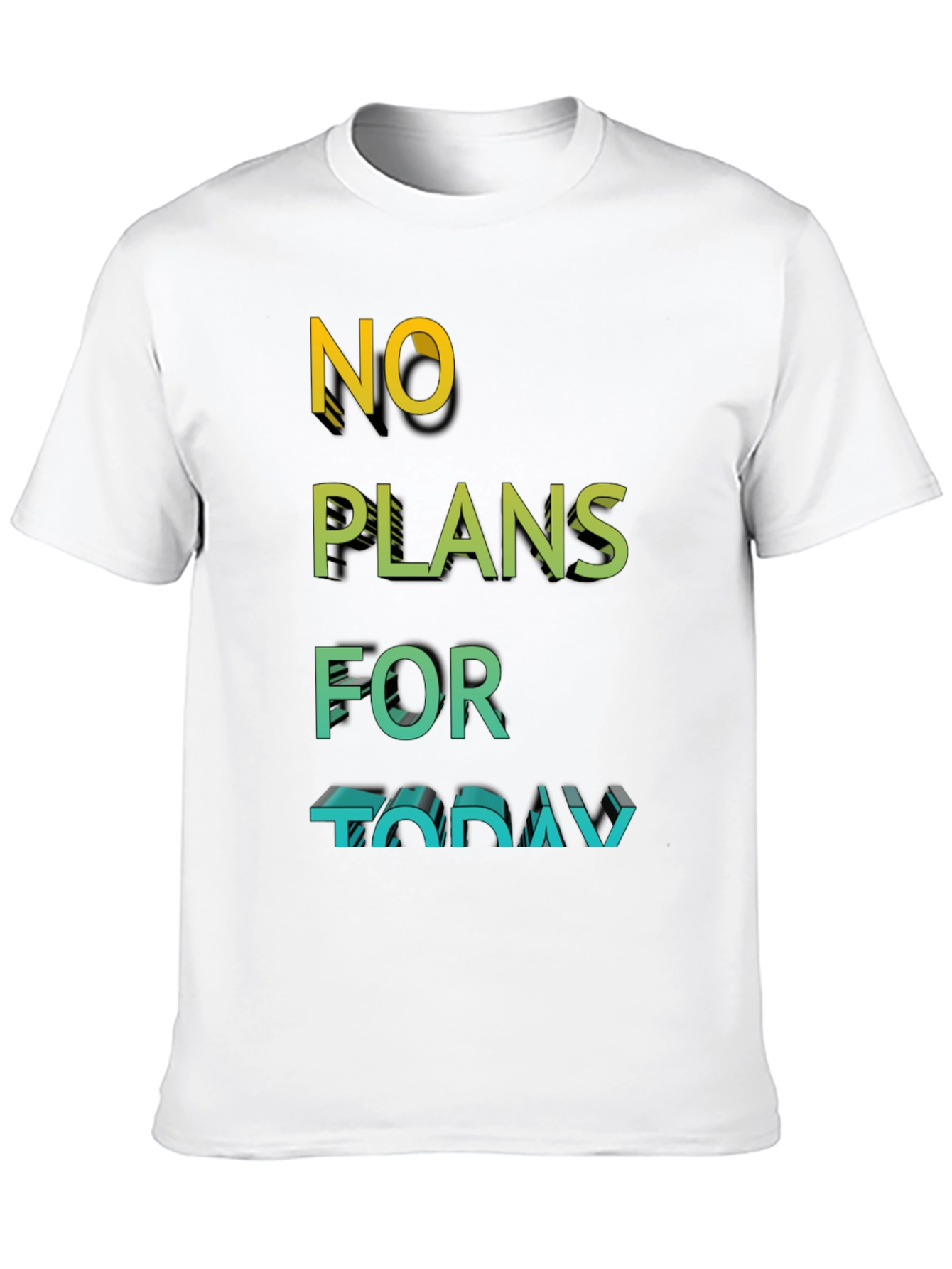 No Plans Today Graphic T-Shirt