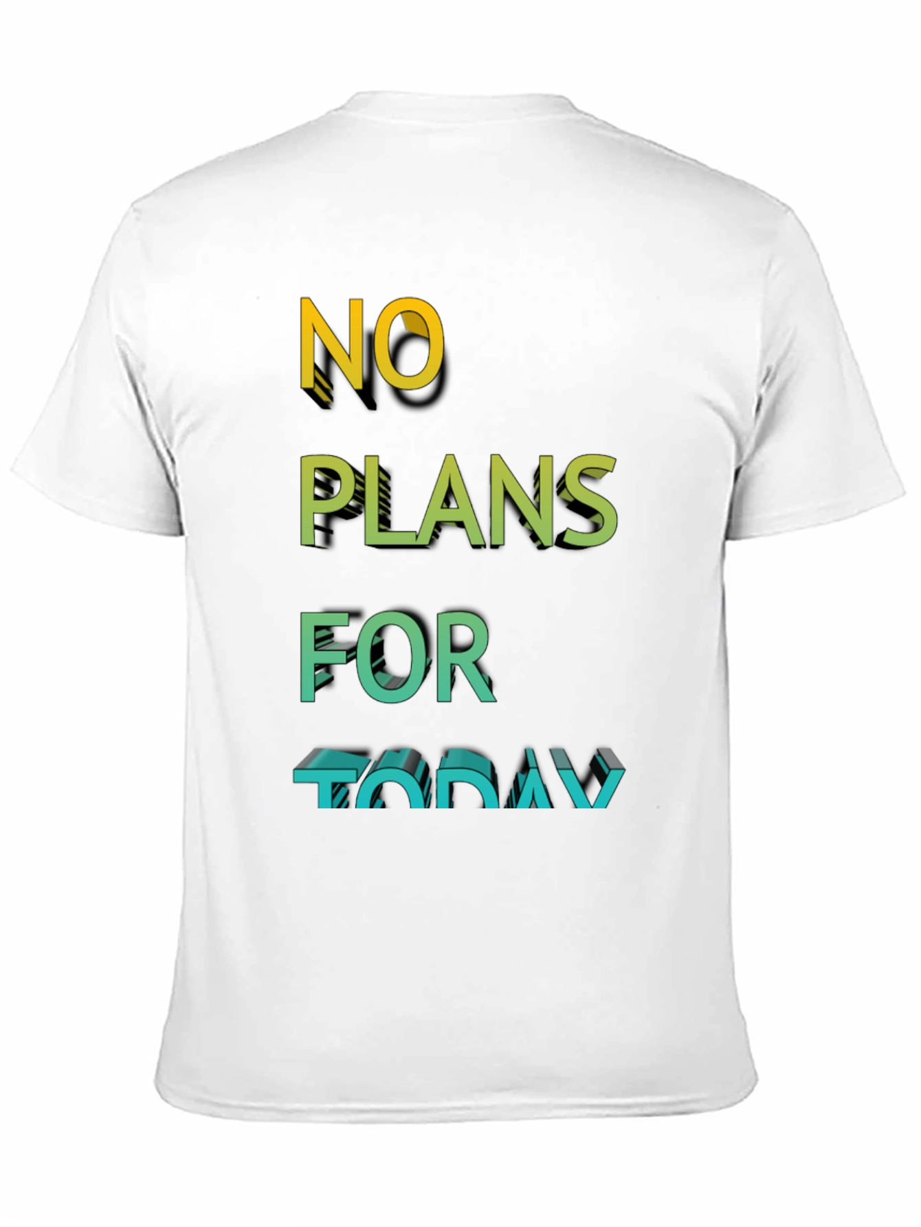 No Plans Today Graphic T-Shirt