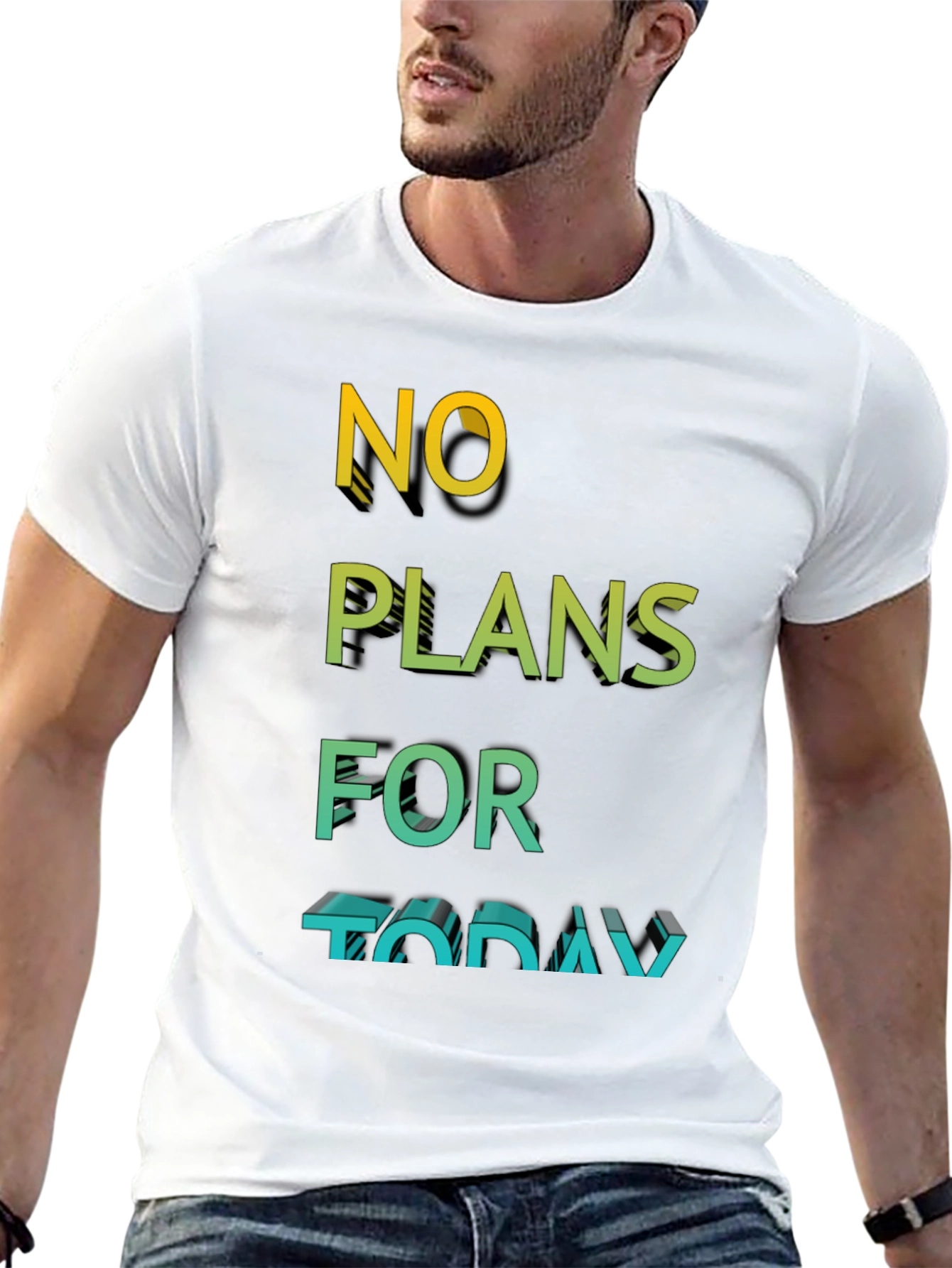 No Plans Today Graphic T-Shirt