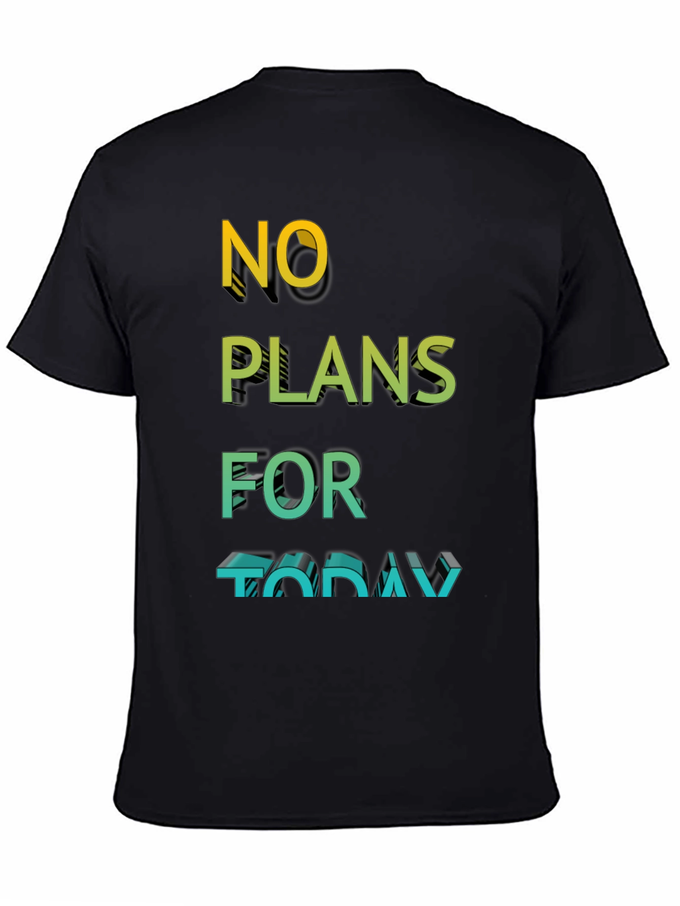 No Plans Today Graphic T-Shirt