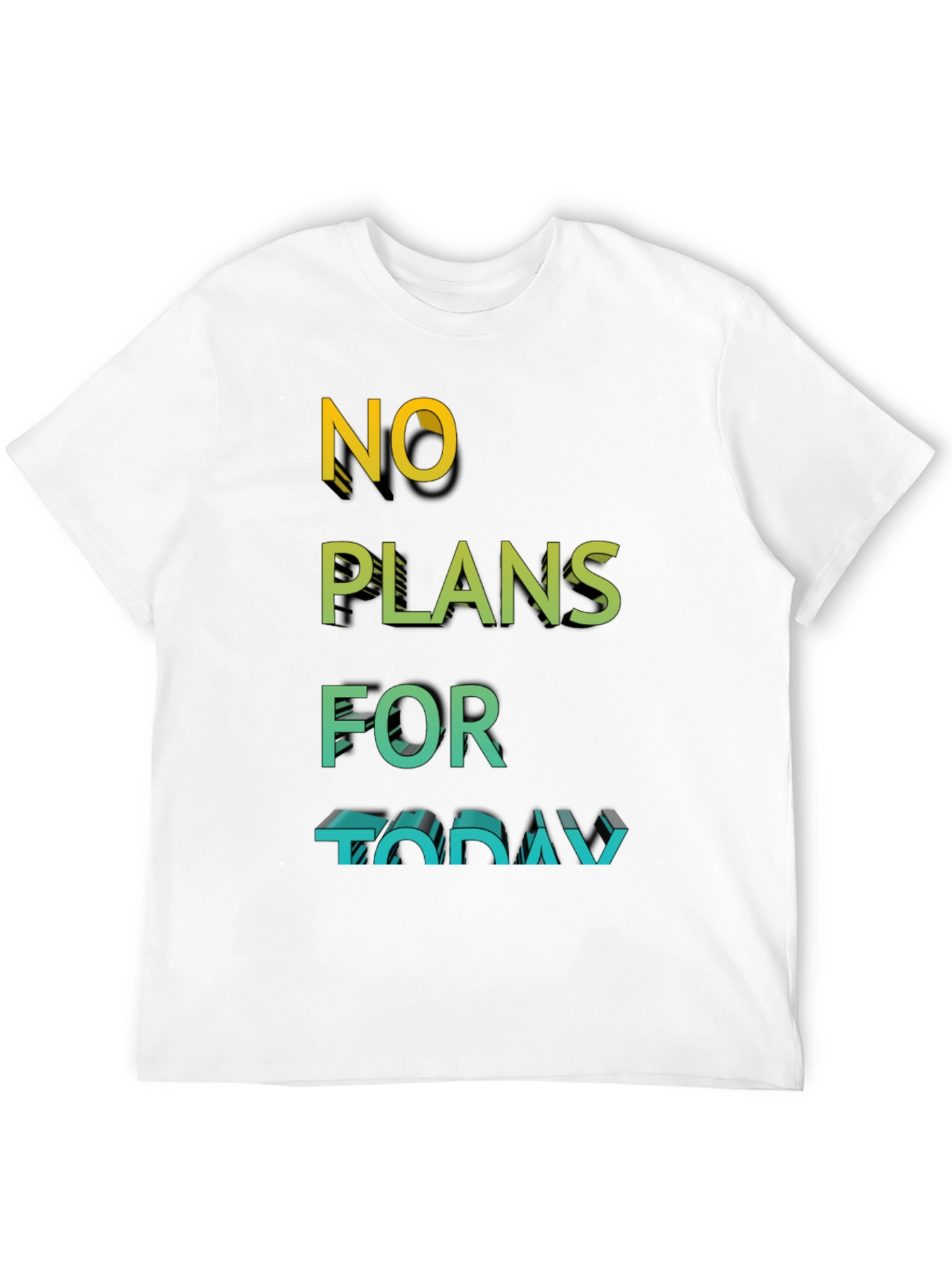 No Plans Today Graphic T-Shirt