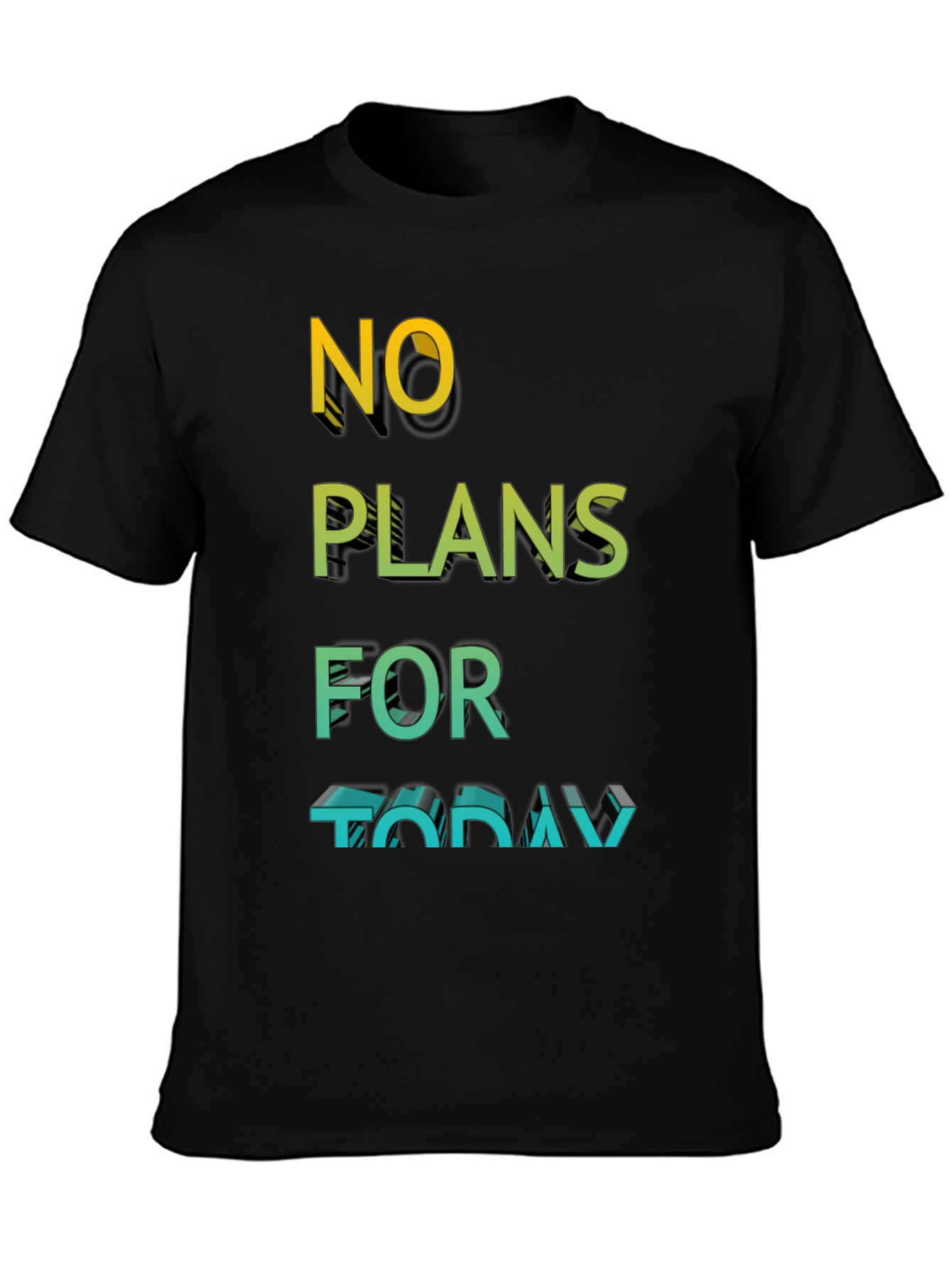 No Plans Today Graphic T-Shirt