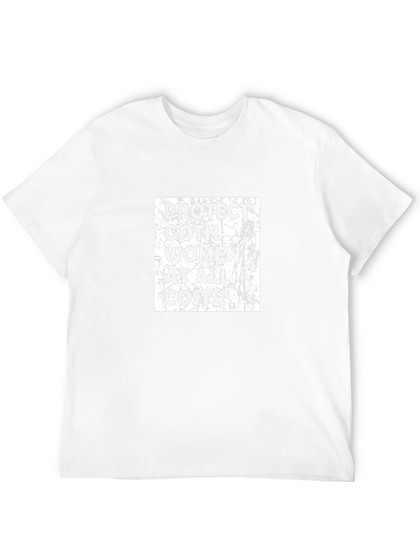 Protect Goth Women Graphic Tee - Black Cotton T-Shirt