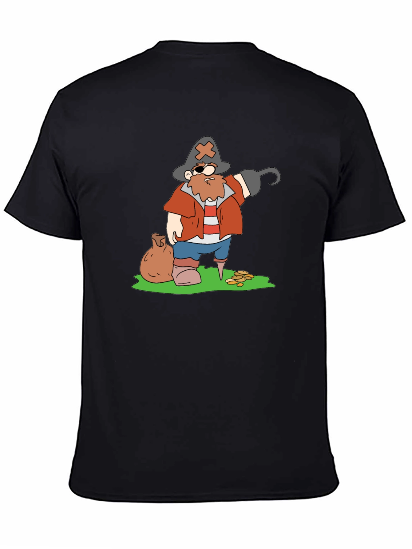 Pirate Cartoon Graphic T-Shirt