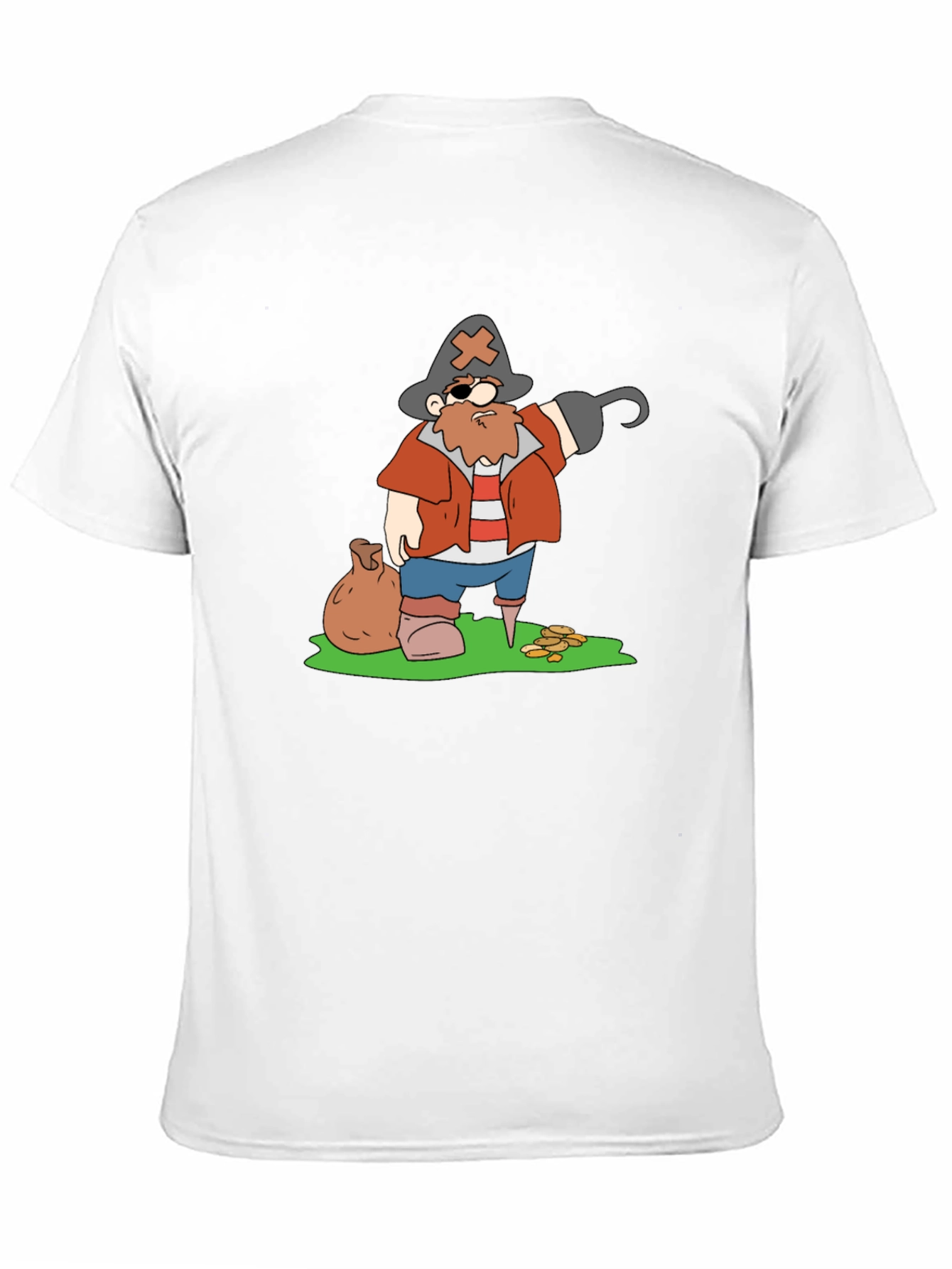 Pirate Cartoon Graphic T-Shirt