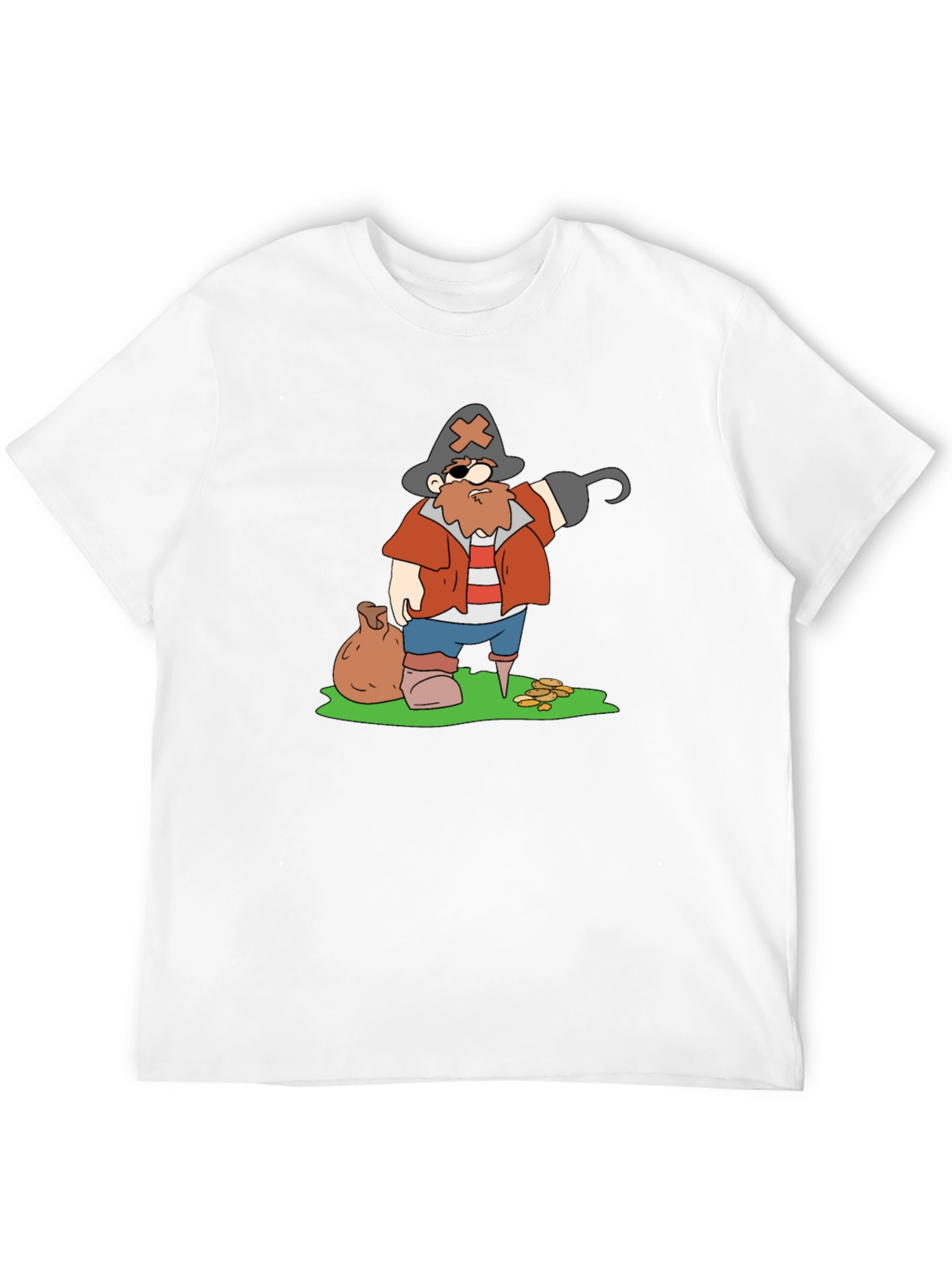 Pirate Cartoon Graphic T-Shirt