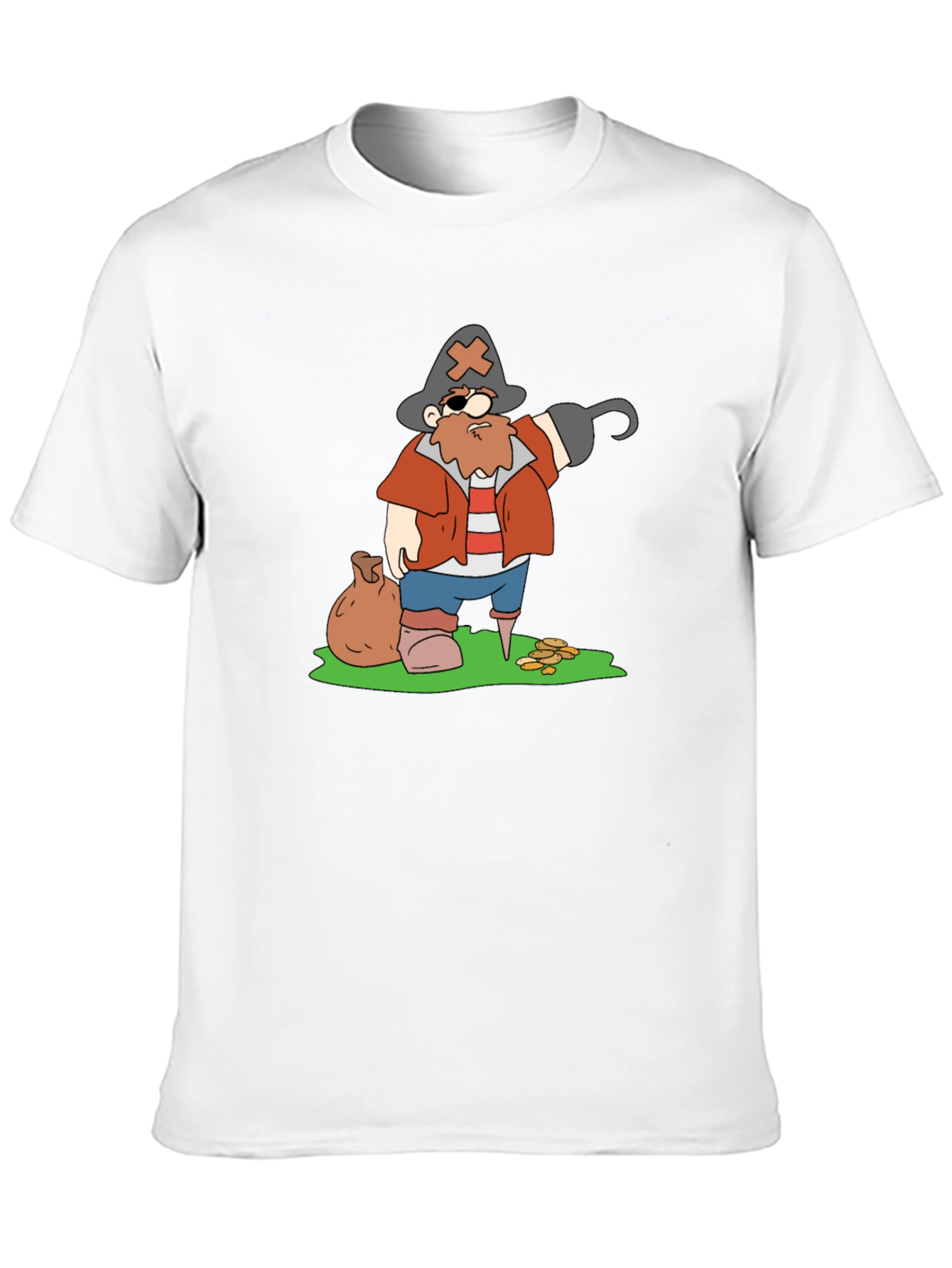 Pirate Cartoon Graphic T-Shirt