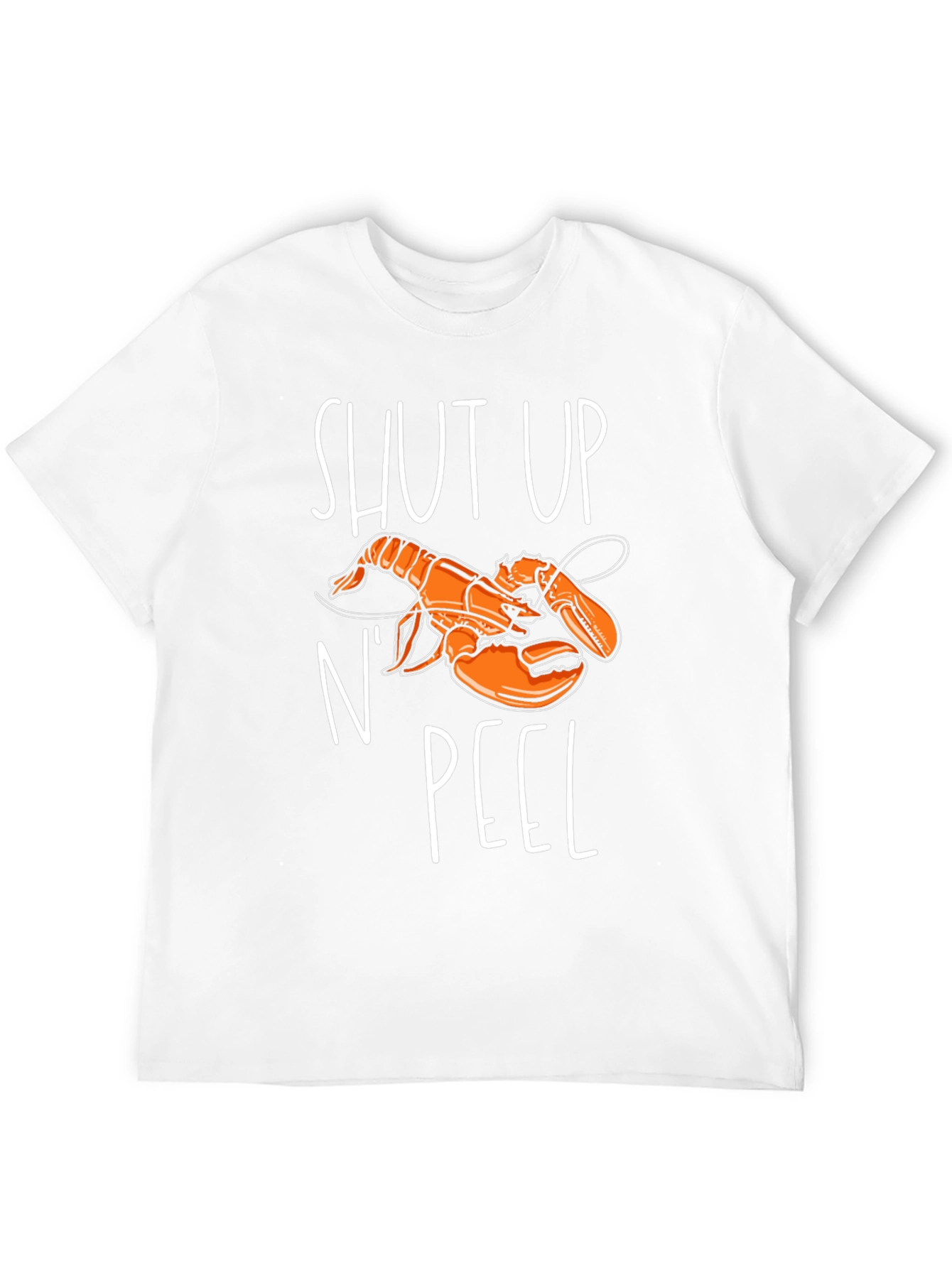 Shut Up N Peel Lobster Graphic T-Shirt