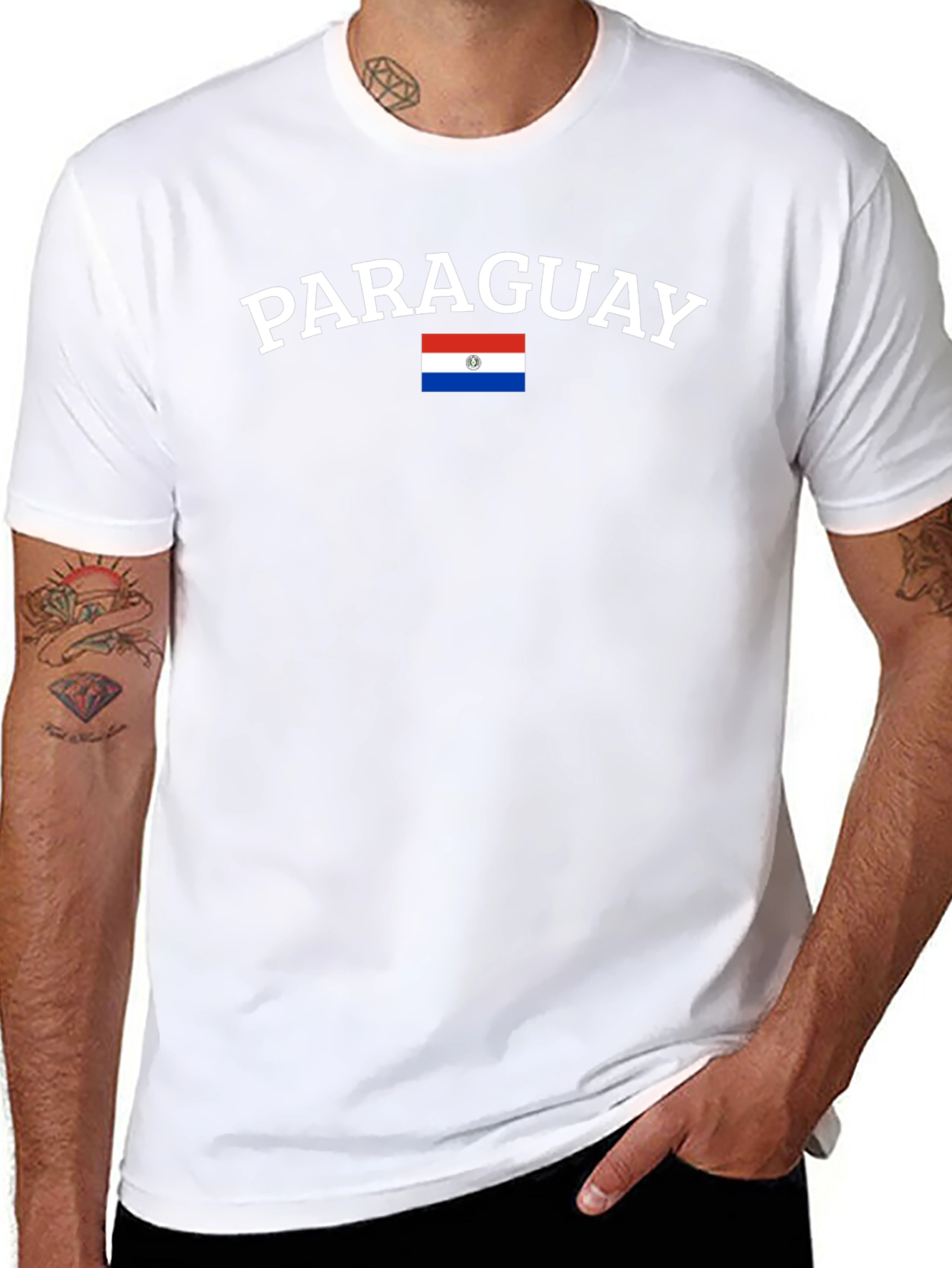 Paraguay Flag Graphic T-Shirt