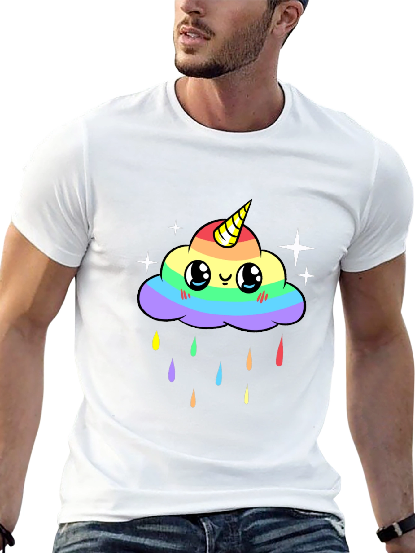 Rainbow Cloud Unicorn T-Shirt
