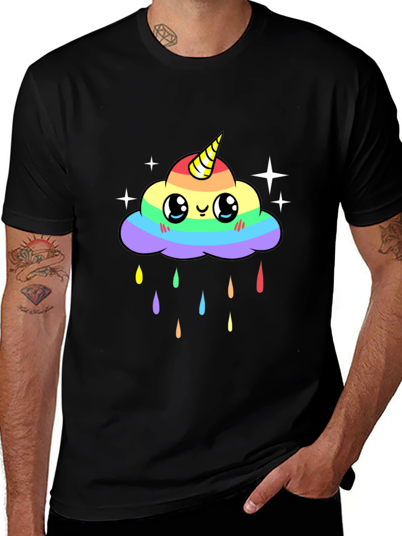 Rainbow Cloud Unicorn T-Shirt