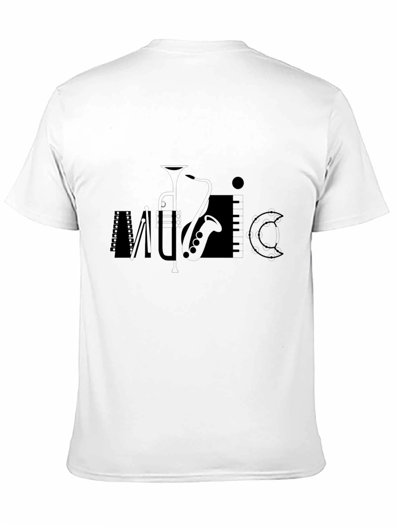 Black Music Graphic Tee - Stylish & Unique
