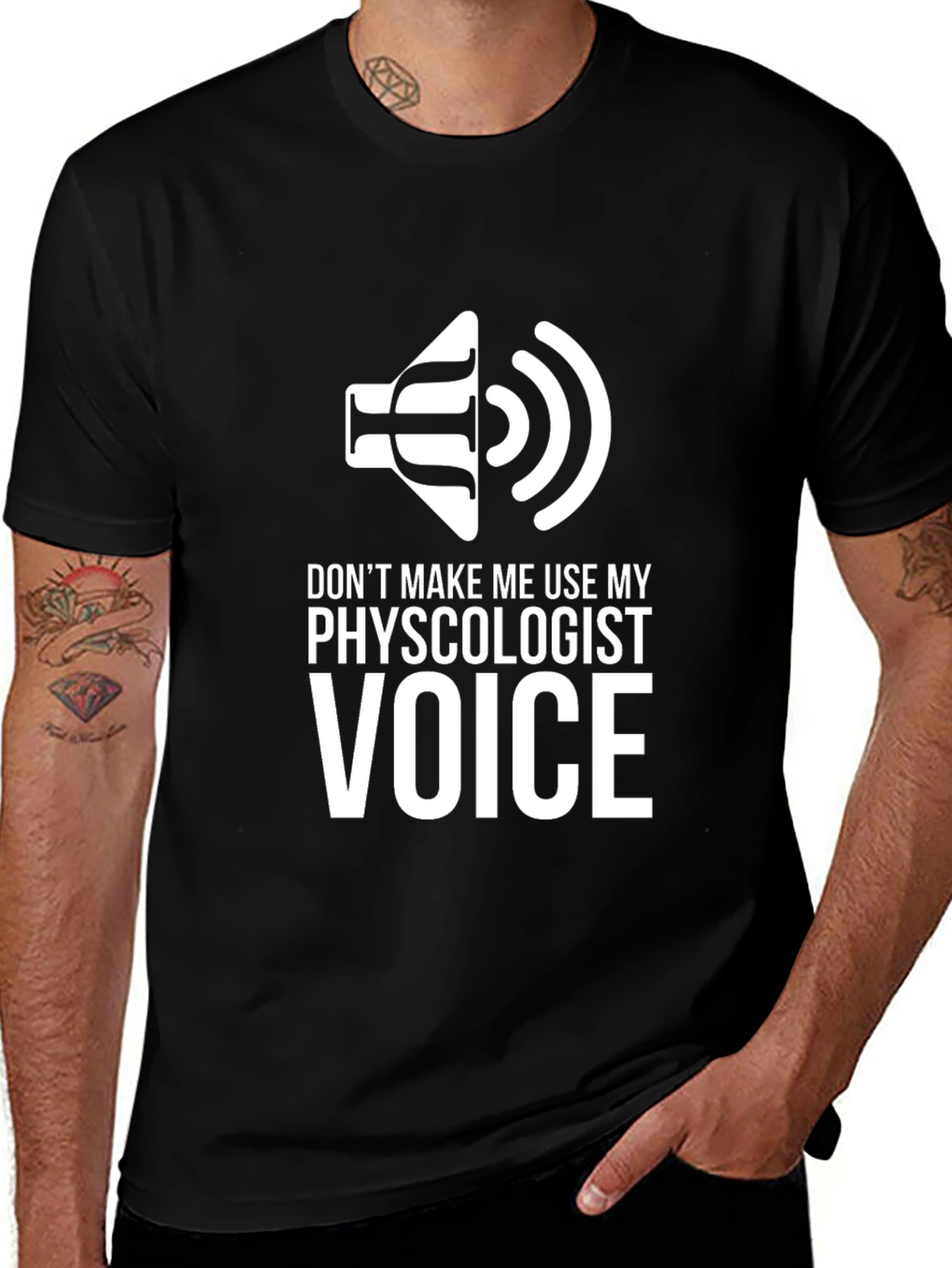 Psychologist Voice Graphic Tee - Funny Therapist T-Shirt