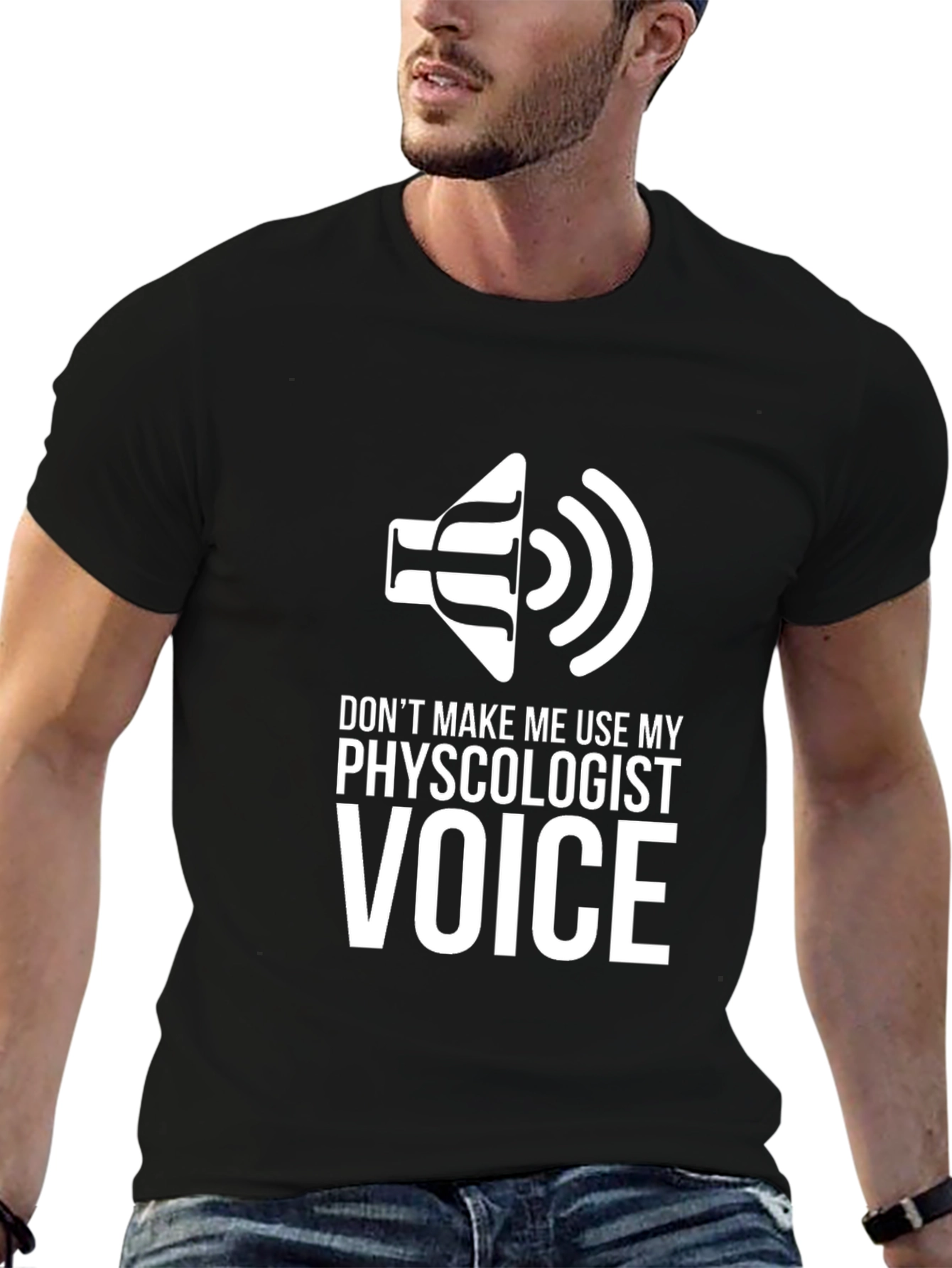 Psychologist Voice Graphic Tee - Funny Therapist T-Shirt