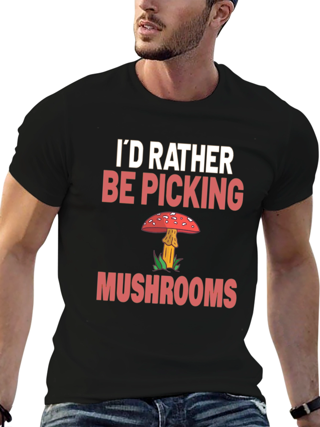 Mushroom Picker Graphic Tee - Funny Nature Lover Shirt
