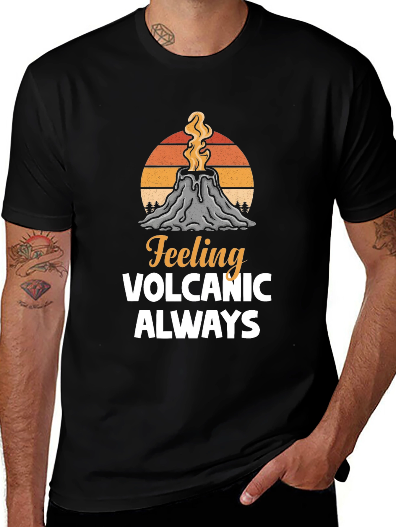 Feeling Volcanic Graphic T-Shirt
