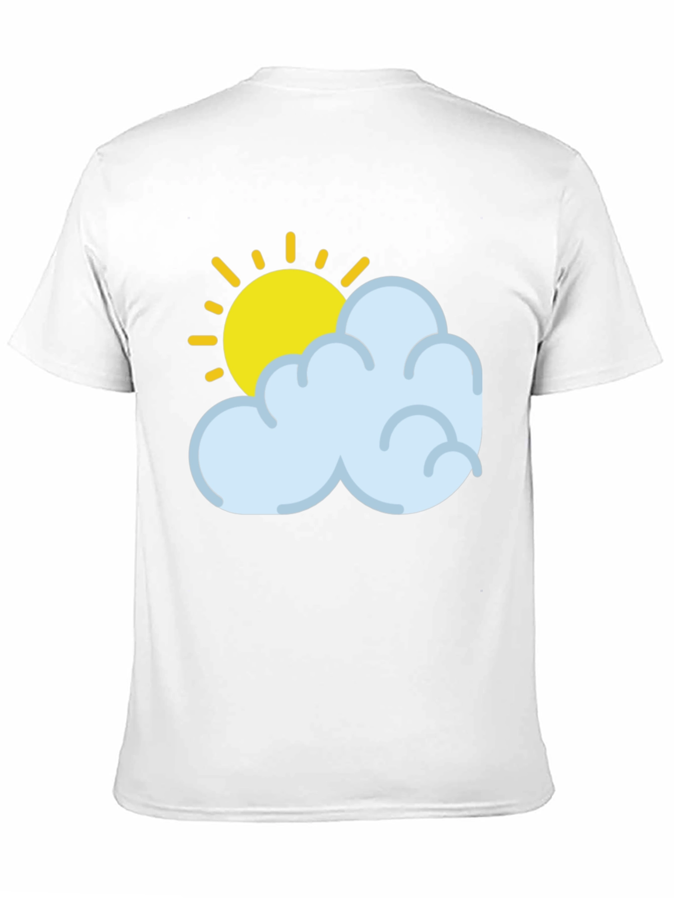 Sunny Day Graphic Tee - Soft Black Cotton T-Shirt