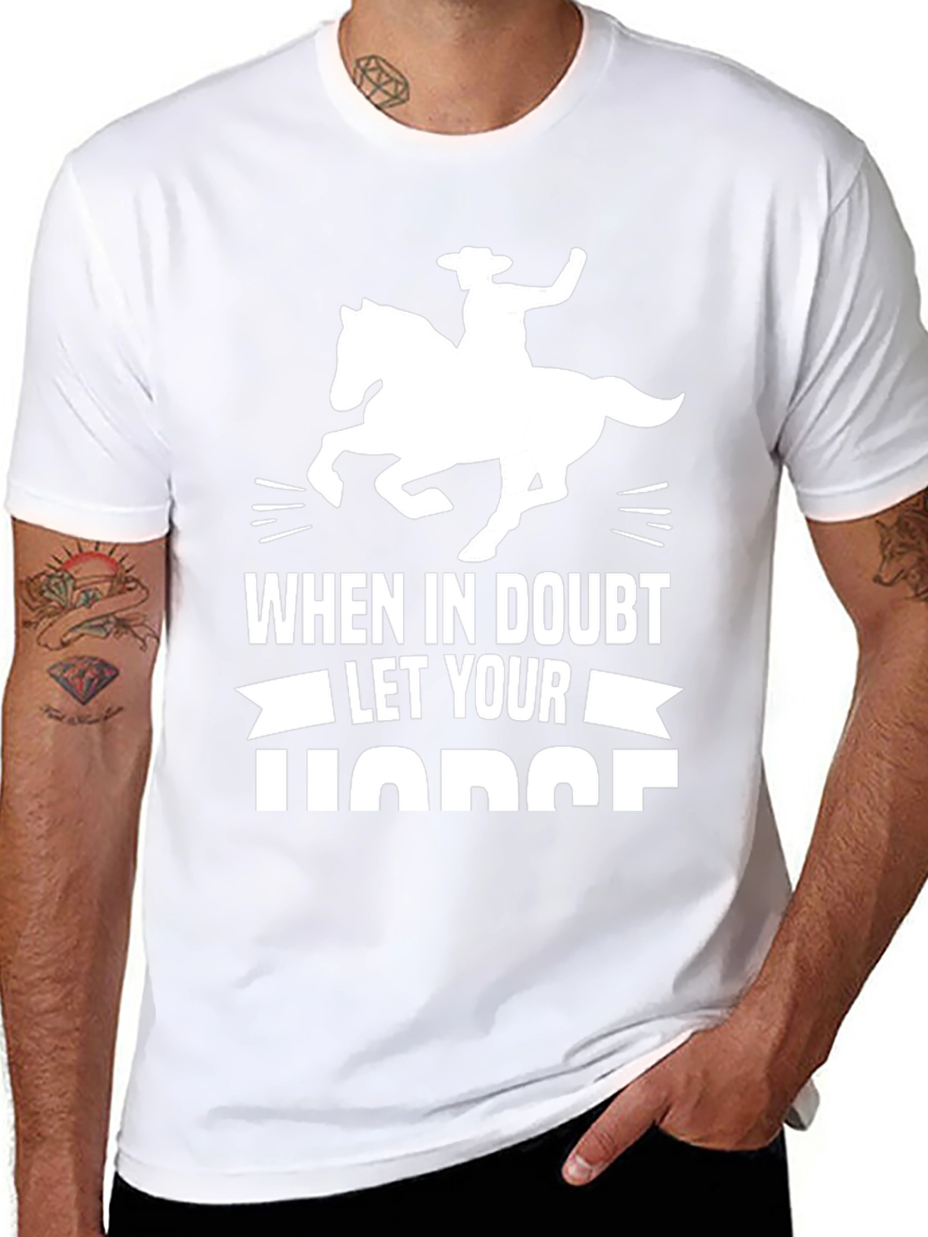 When In Doubt Let Your Horse Funny Tee