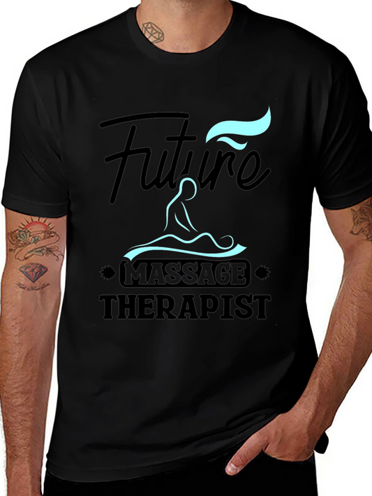 Future Massage Therapist Graphic Tee - Black