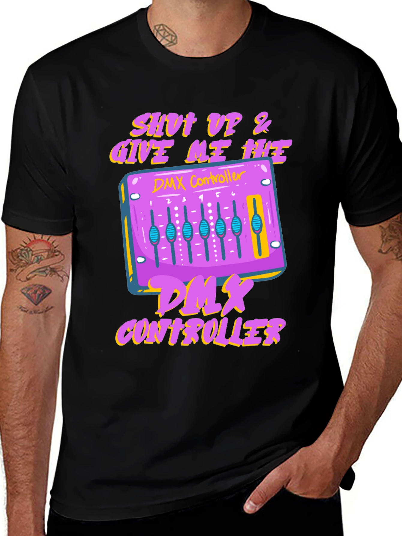 Shut Up & Give Me Hits DMX Controller T-Shirt