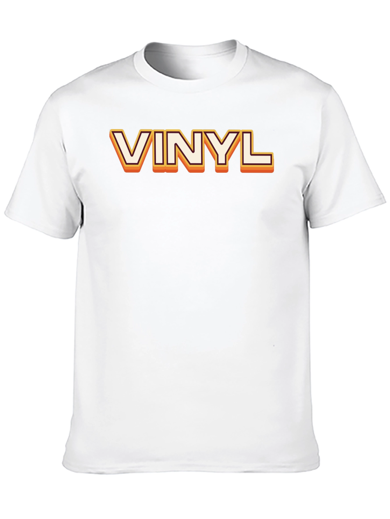 Vinyl Graphic Tee - Retro Music Fan T-Shirt