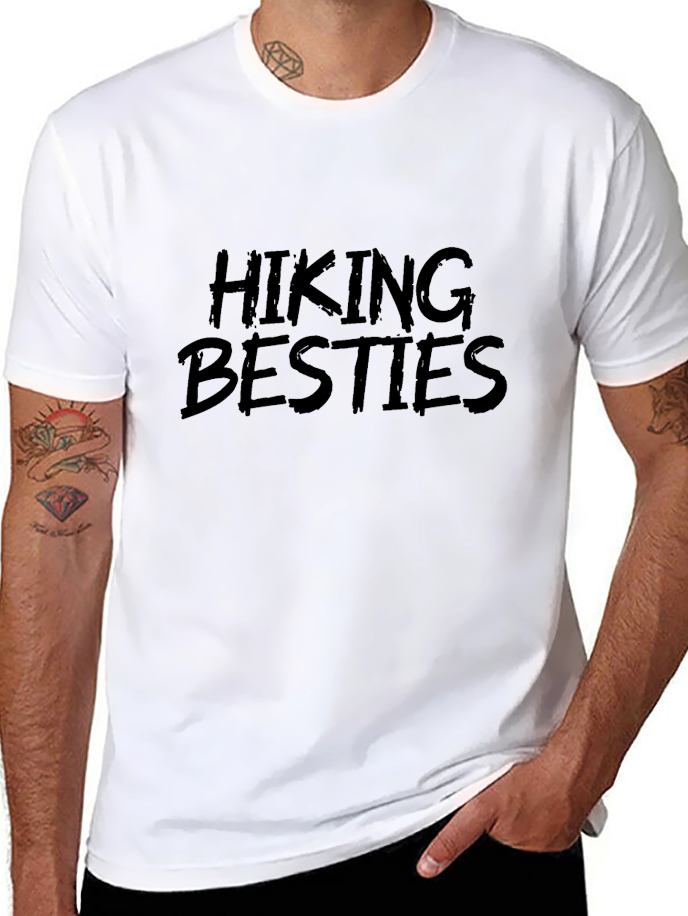 Hiking Besties Black T-Shirt