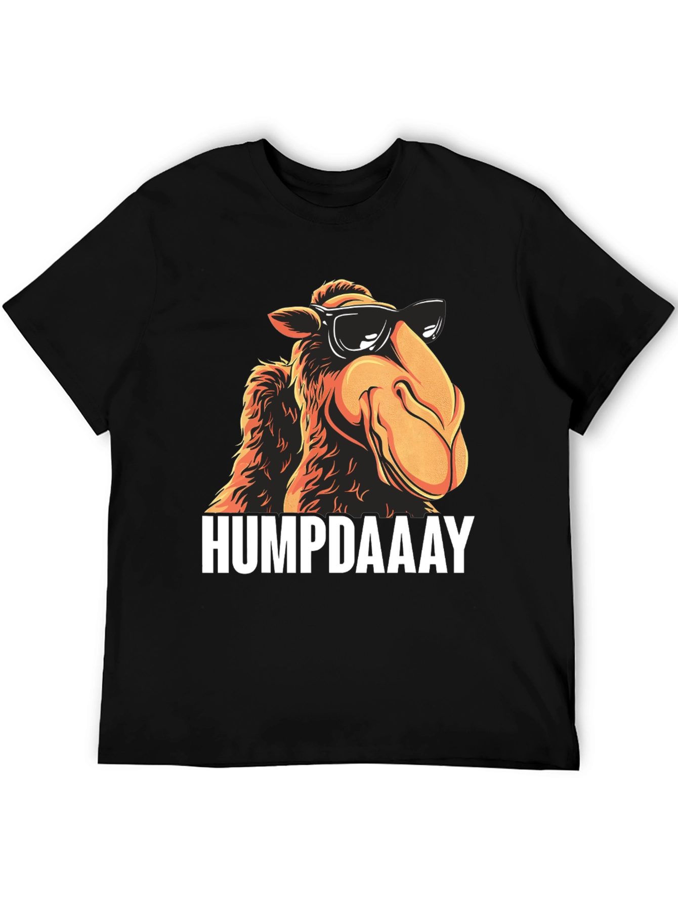HUMPDAAAY Camel Graphic T-Shirt - Cool Black Tee