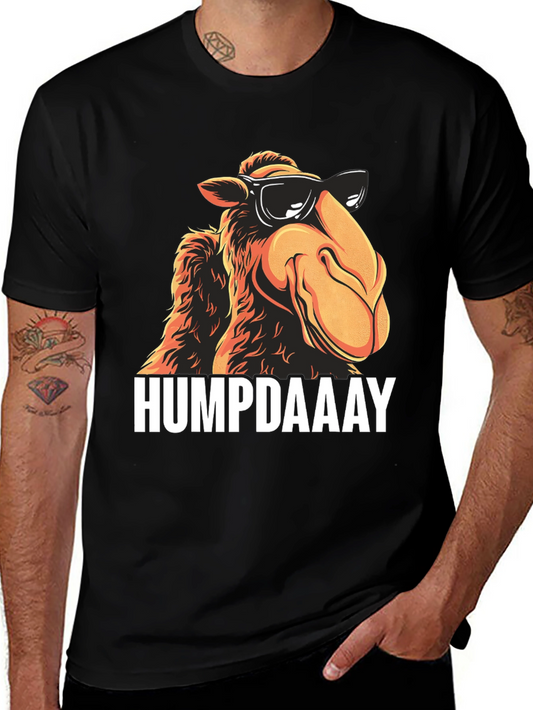 HUMPDAAAY Camel Graphic T-Shirt - Cool Black Tee