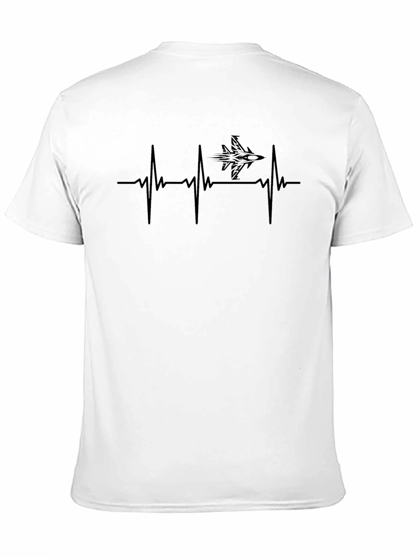 Jet Heartbeat T-Shirt - Aviation Enthusiast Tee