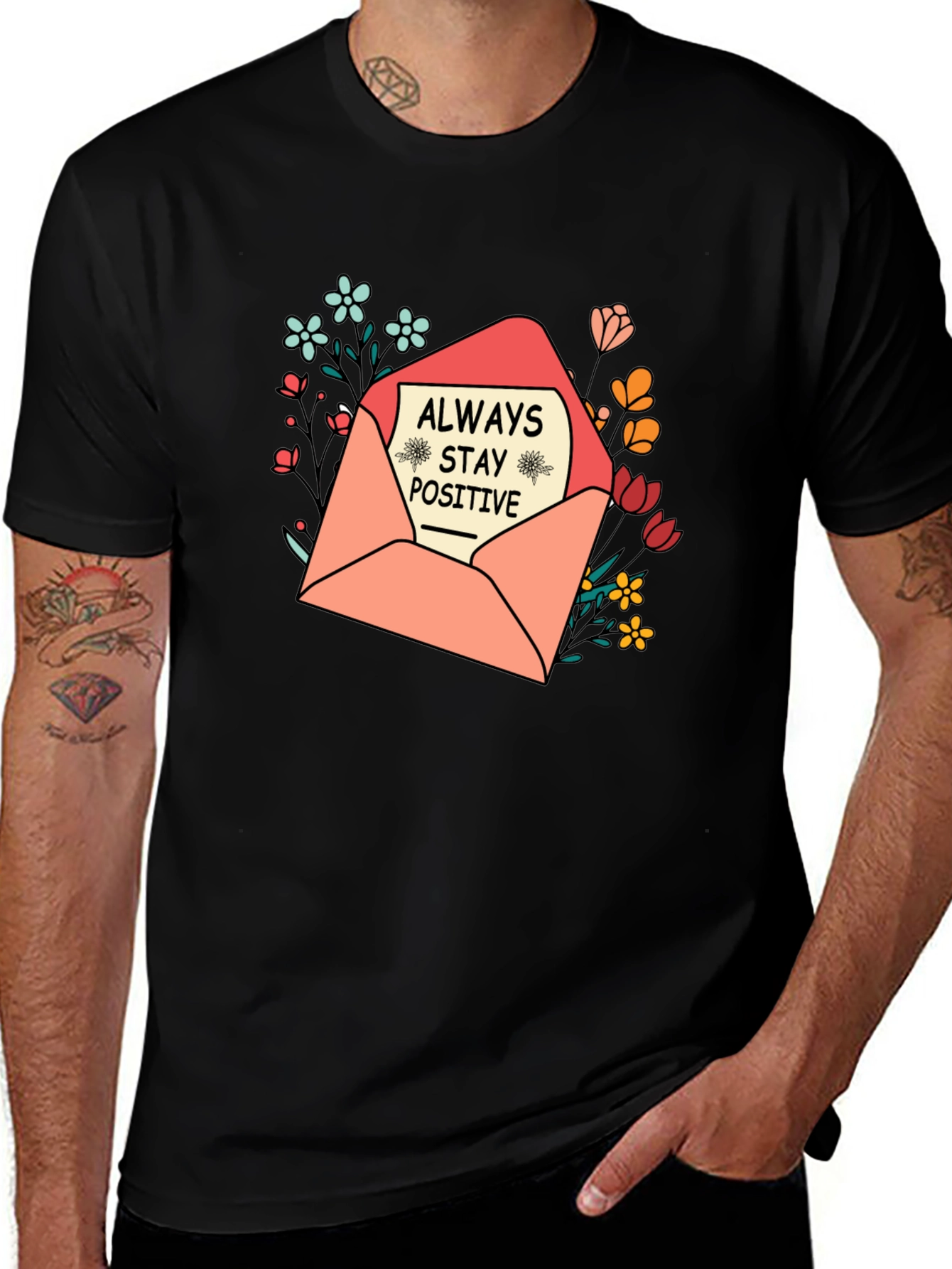 Always Stay Positive Graphic Tee