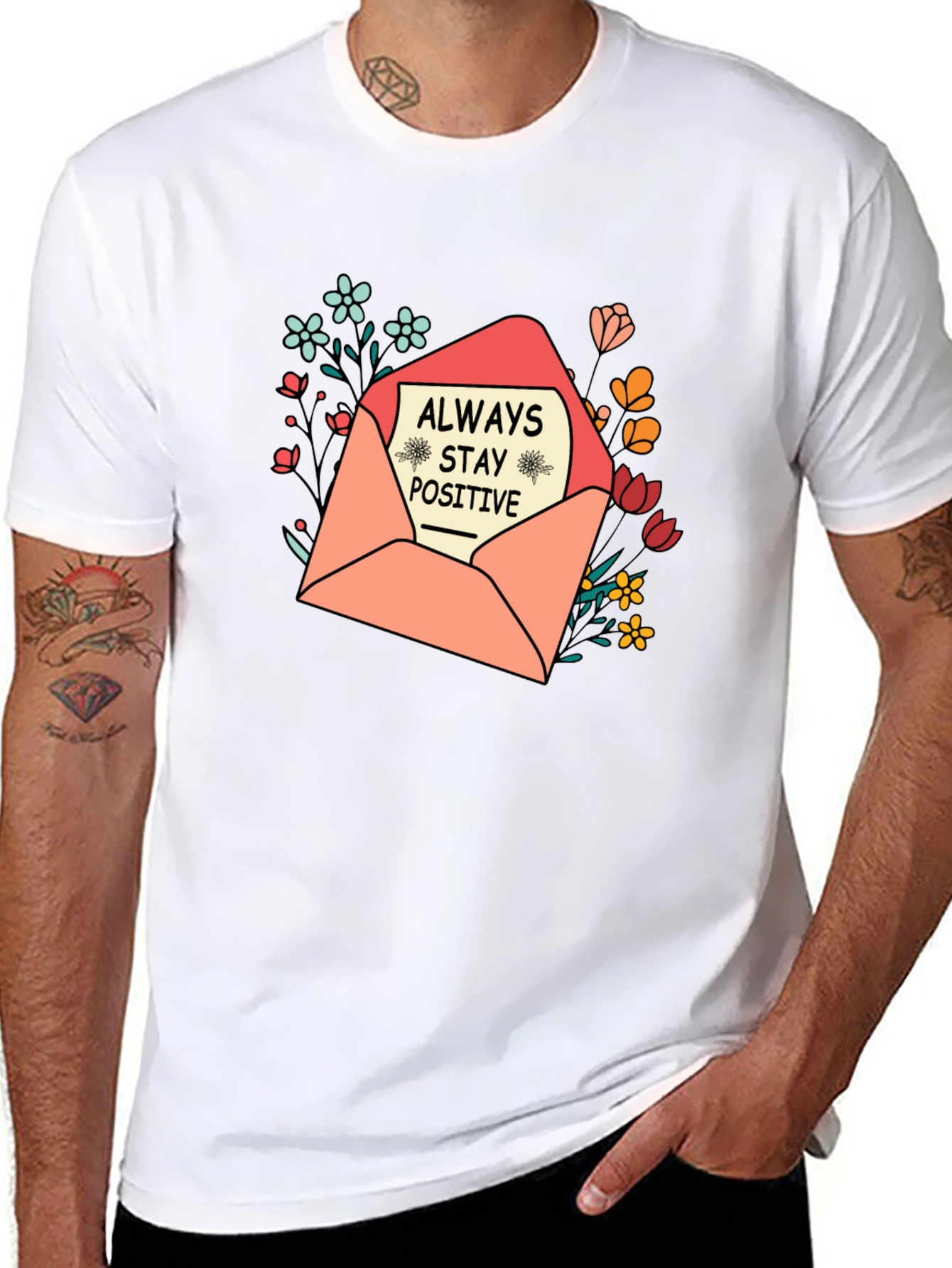 Always Stay Positive Graphic Tee