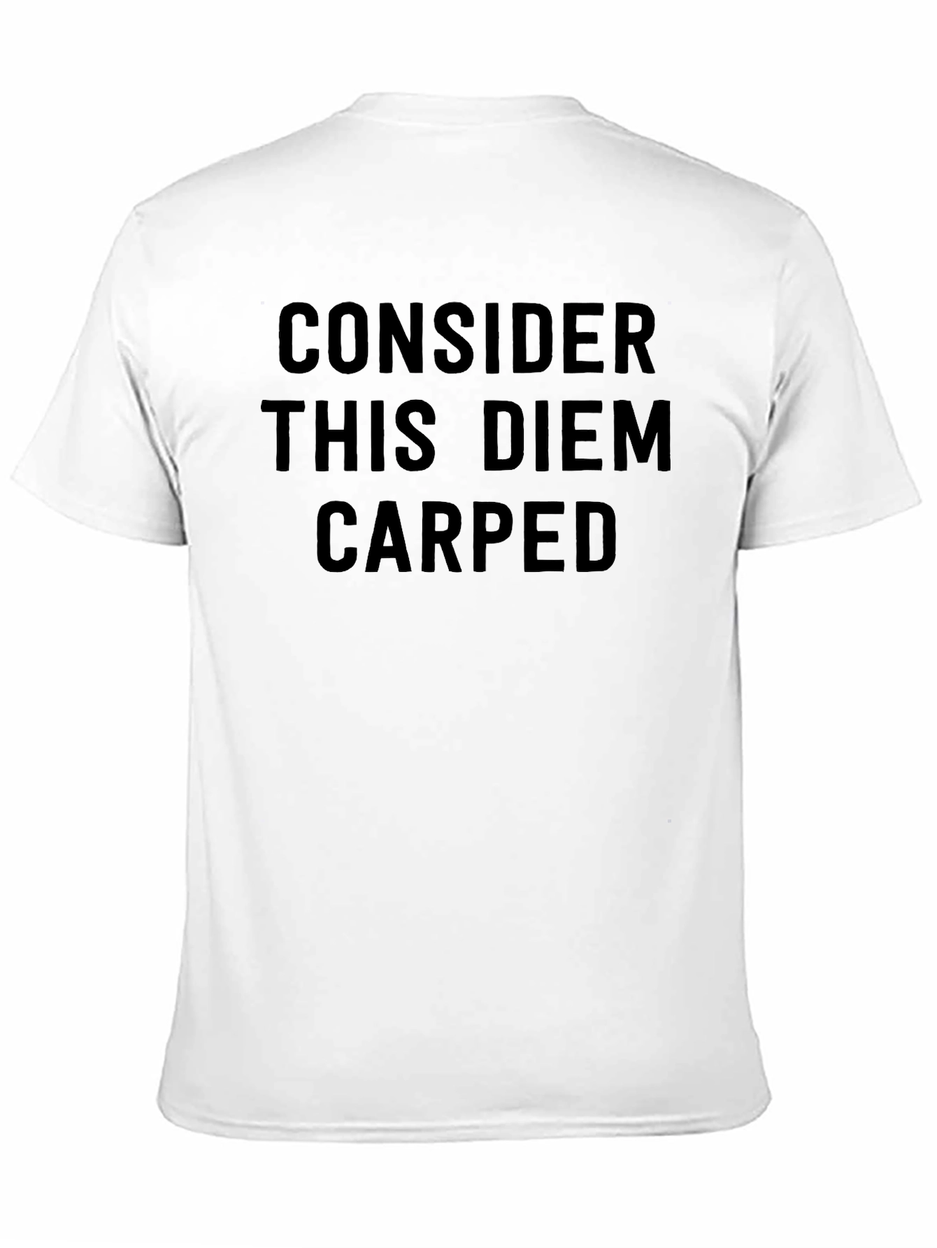 Consider This Diem Carped Black T-Shirt
