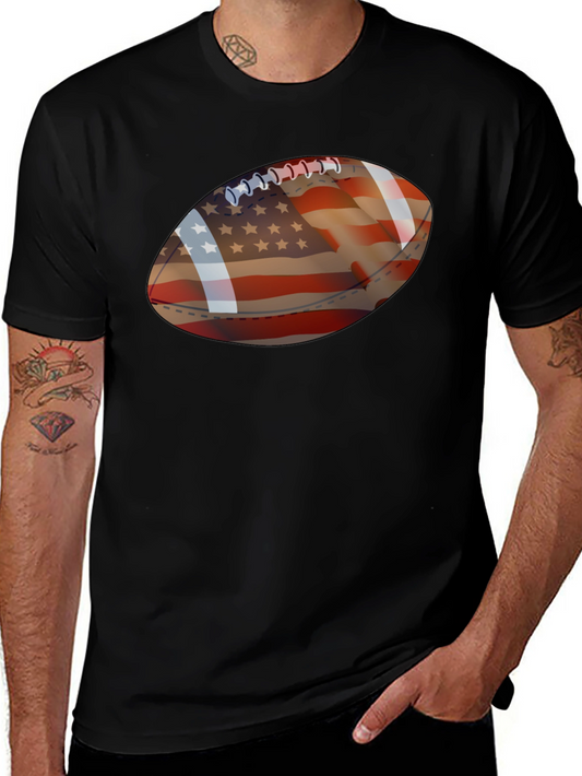 American Football Flag Graphic Tee