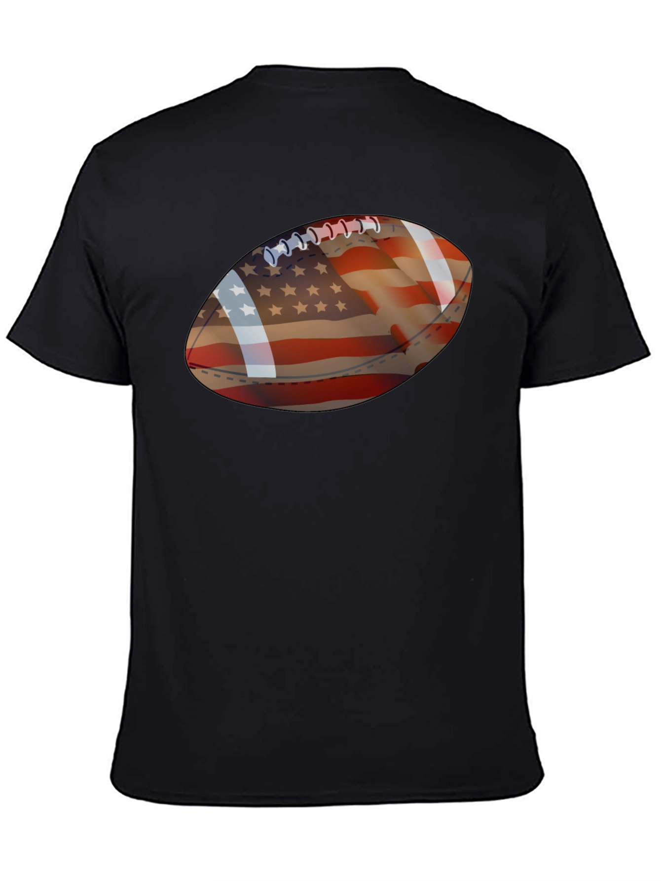 American Football Flag Graphic Tee